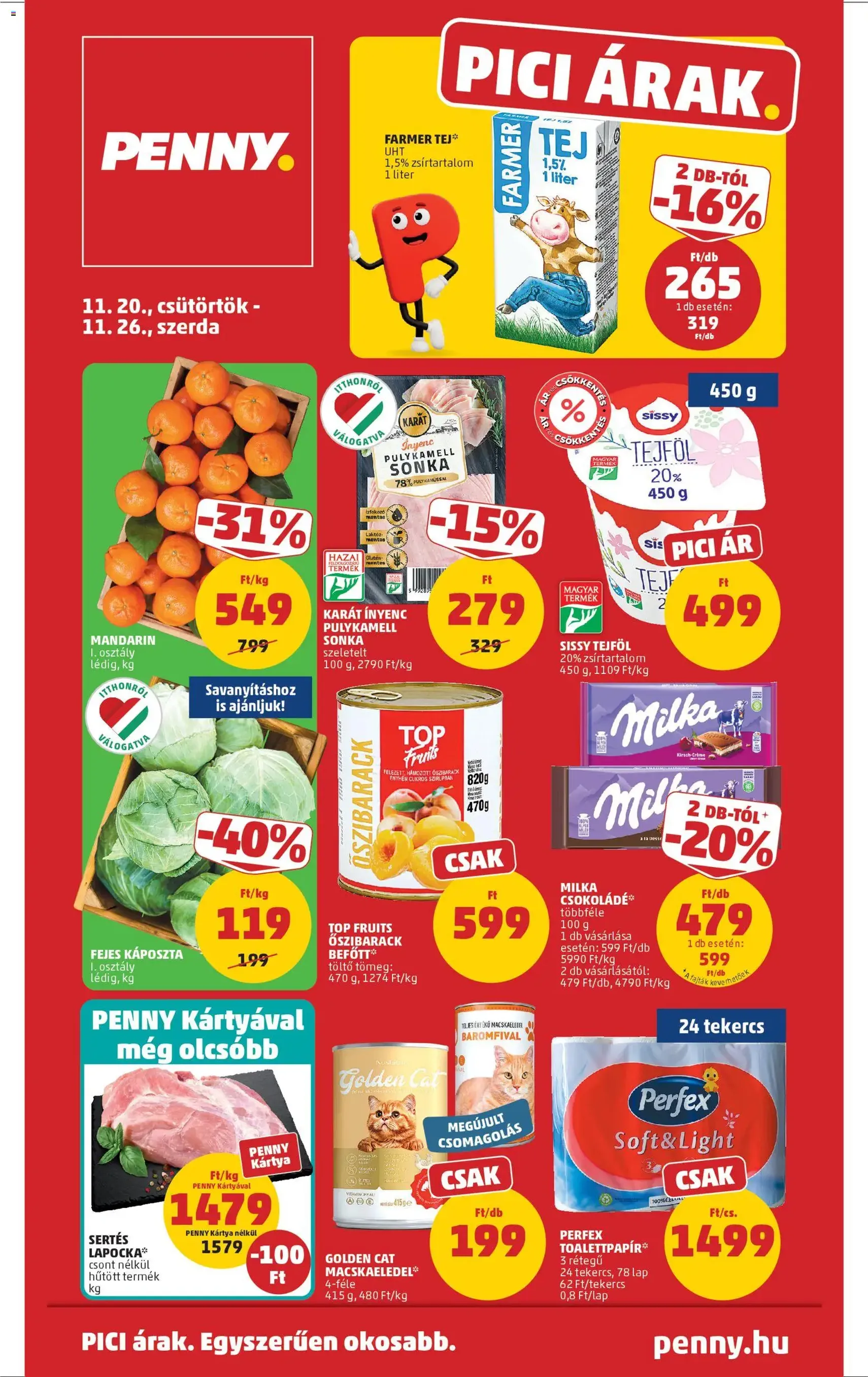 PENNY Black Friday - 2025.11.20. érvényes szórólap 1 oldal 44 oldalból