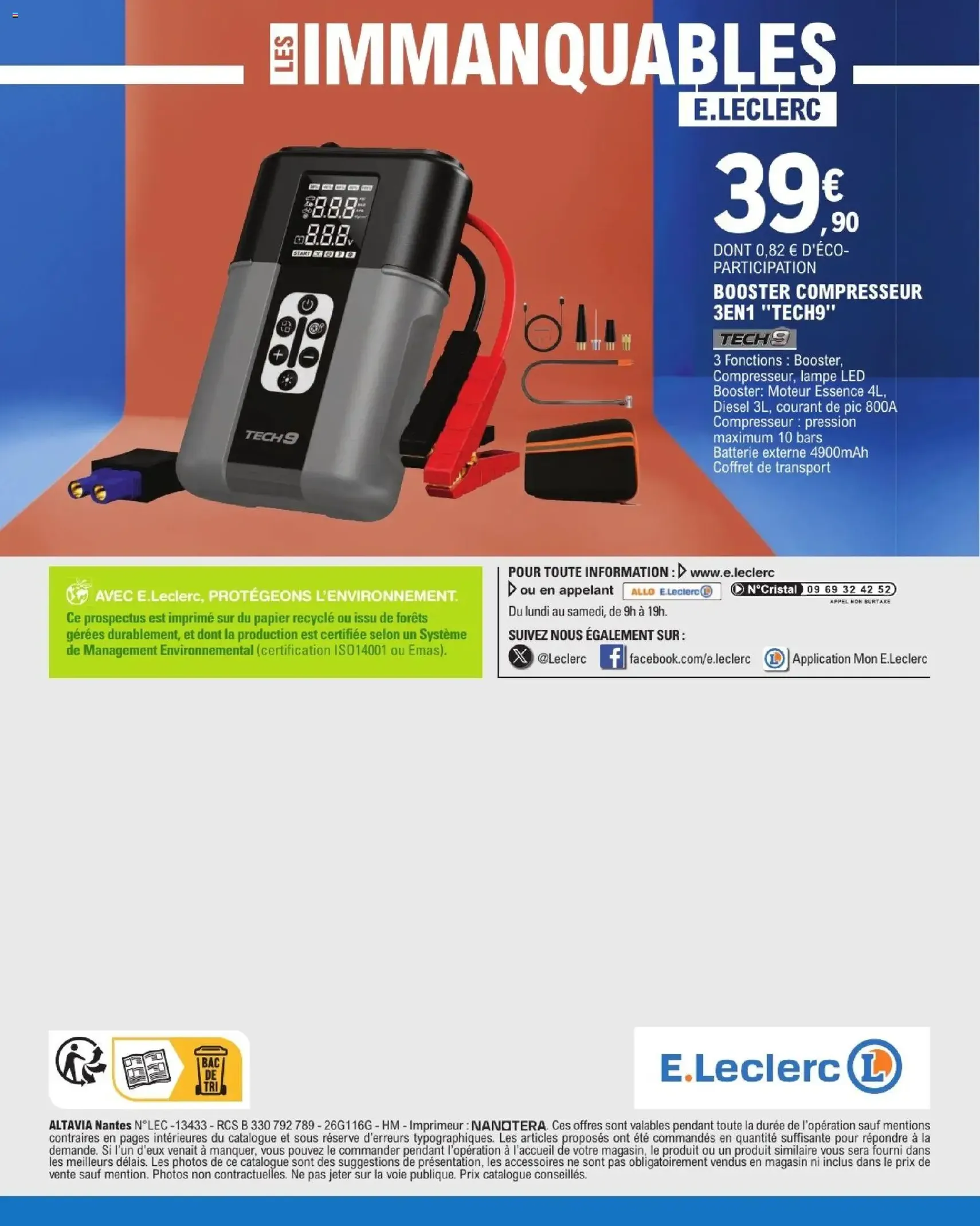 E.Leclerc catalogue - brochure valable à partir du 07/07/2026, page 56 sur 56