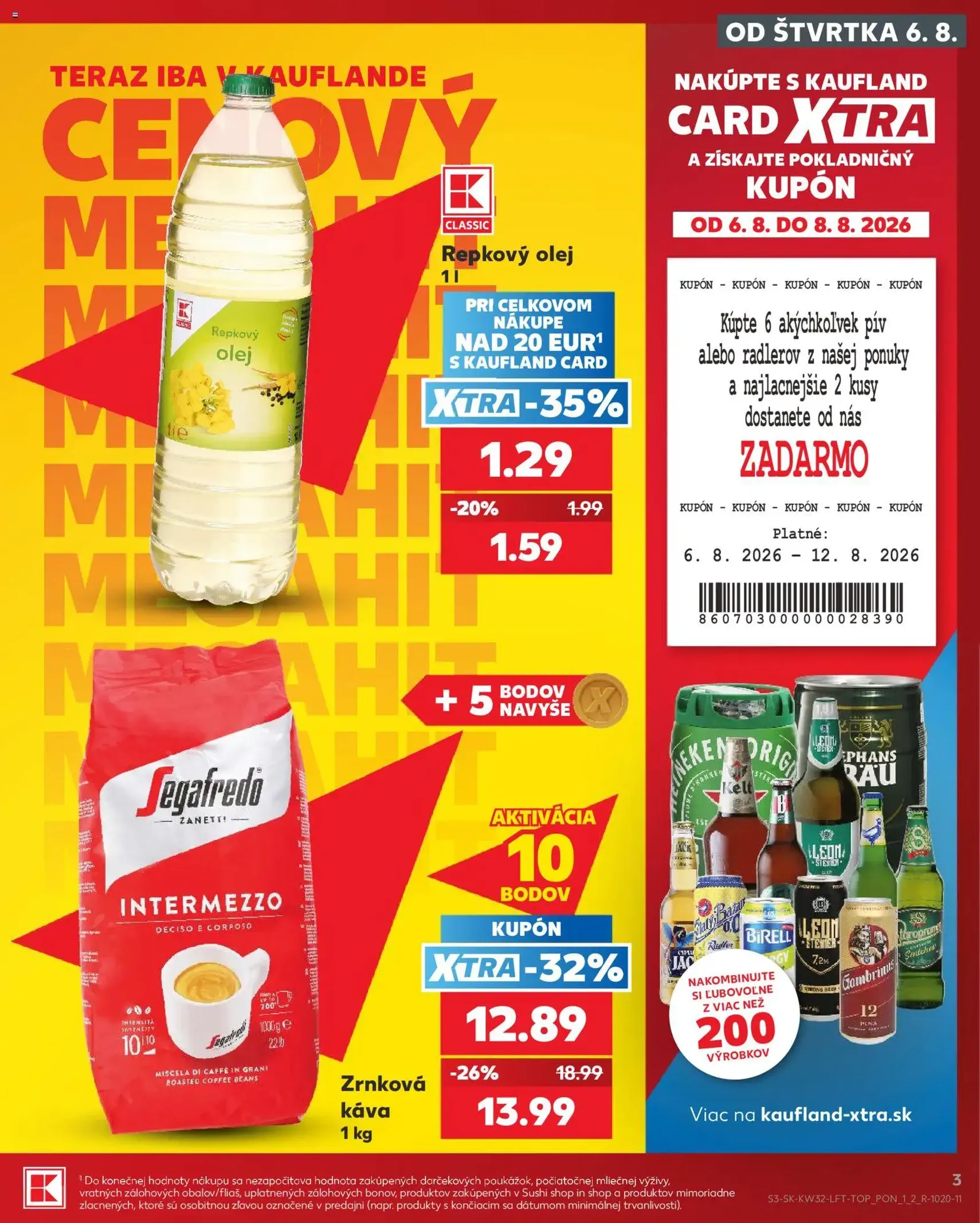 Kaufland SK akciós újság - 2026.08.06. érvényes szórólap 3 oldal 78 oldalból