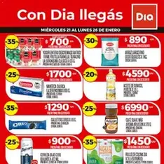 Vista previa del folleto Supermercado DIA Ofertas válido desde 21/01/2026