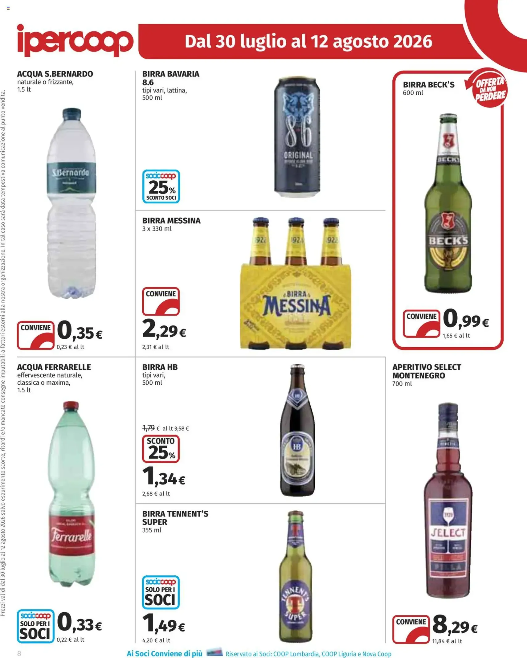 Ipercoop volantino - volantino valido dal 30/07/2026 pagina 8 di 40
