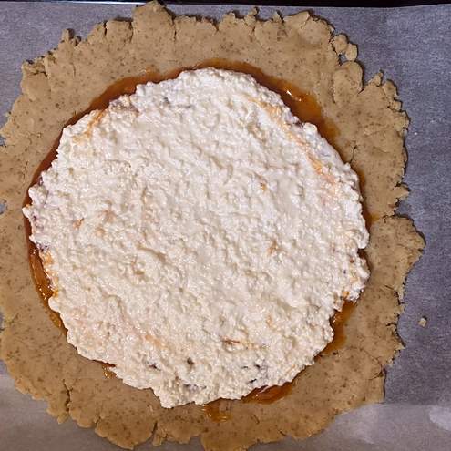 Galetta alle pesche - procedimento 1