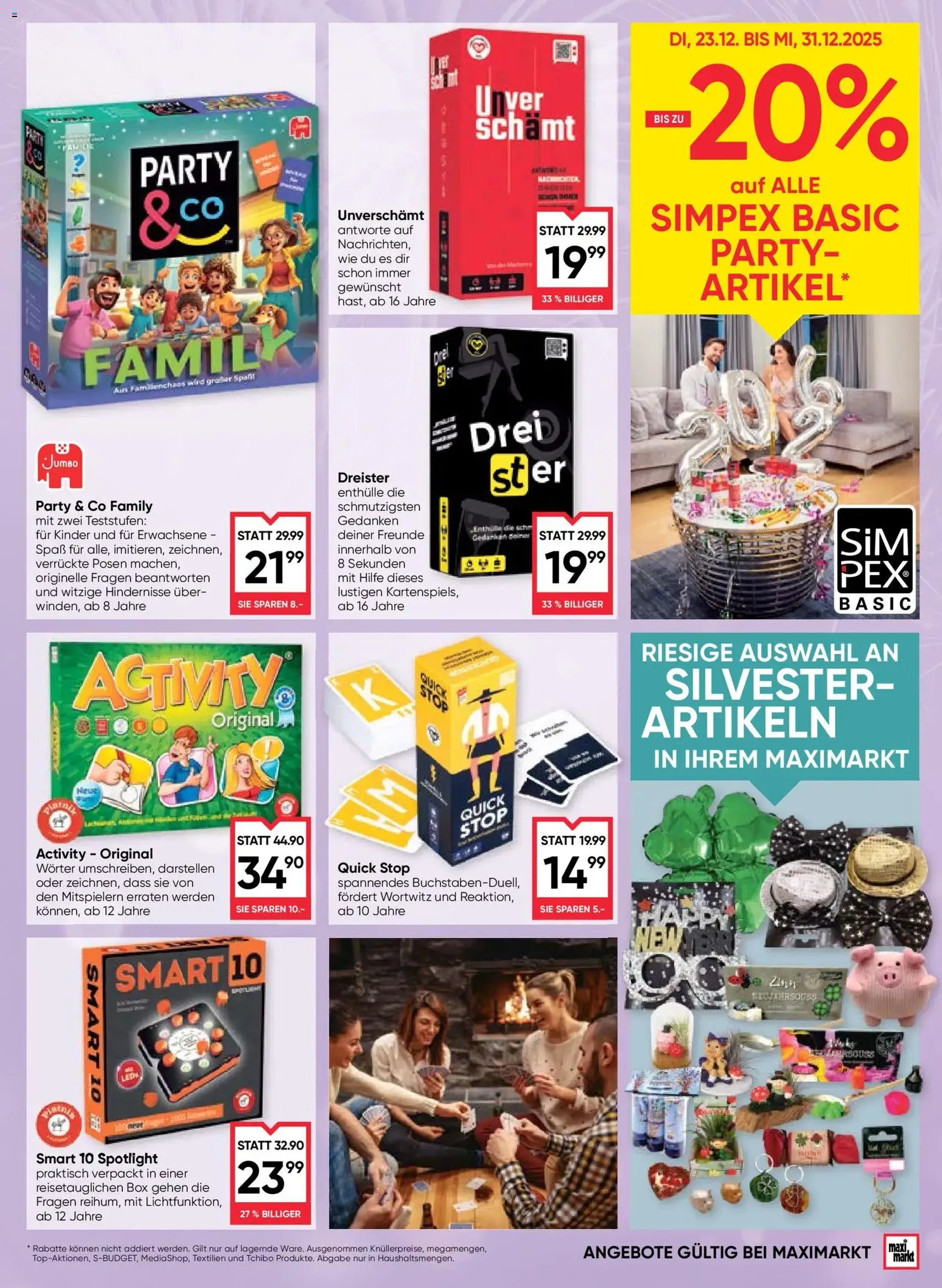 Maximarkt Flugblatt - Gültiger Prospekt ab 23.12.2025, Seite 21 von insgesamt 24