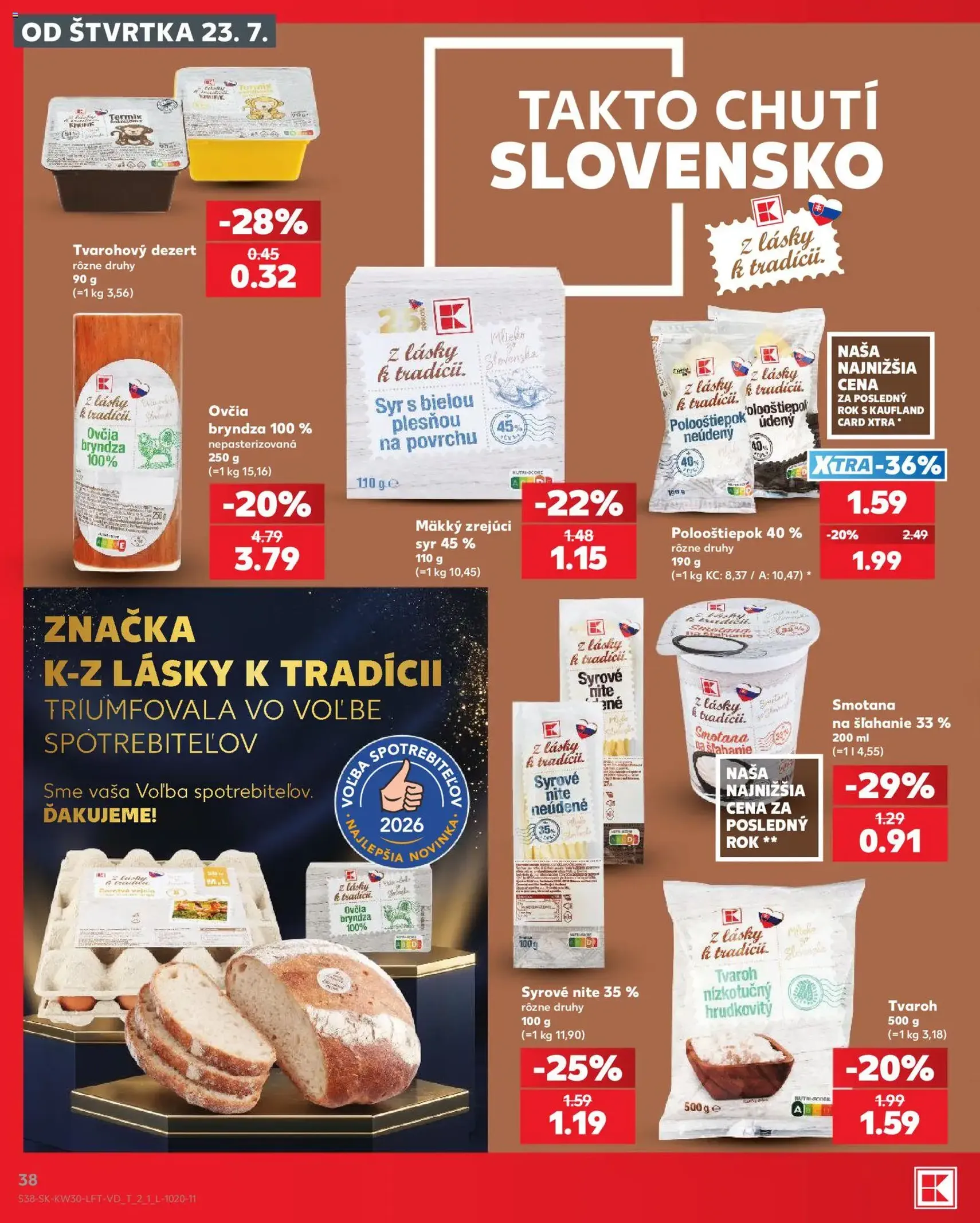 Kaufland leták - platný leták od 23.07.2026 strana 38 z 74