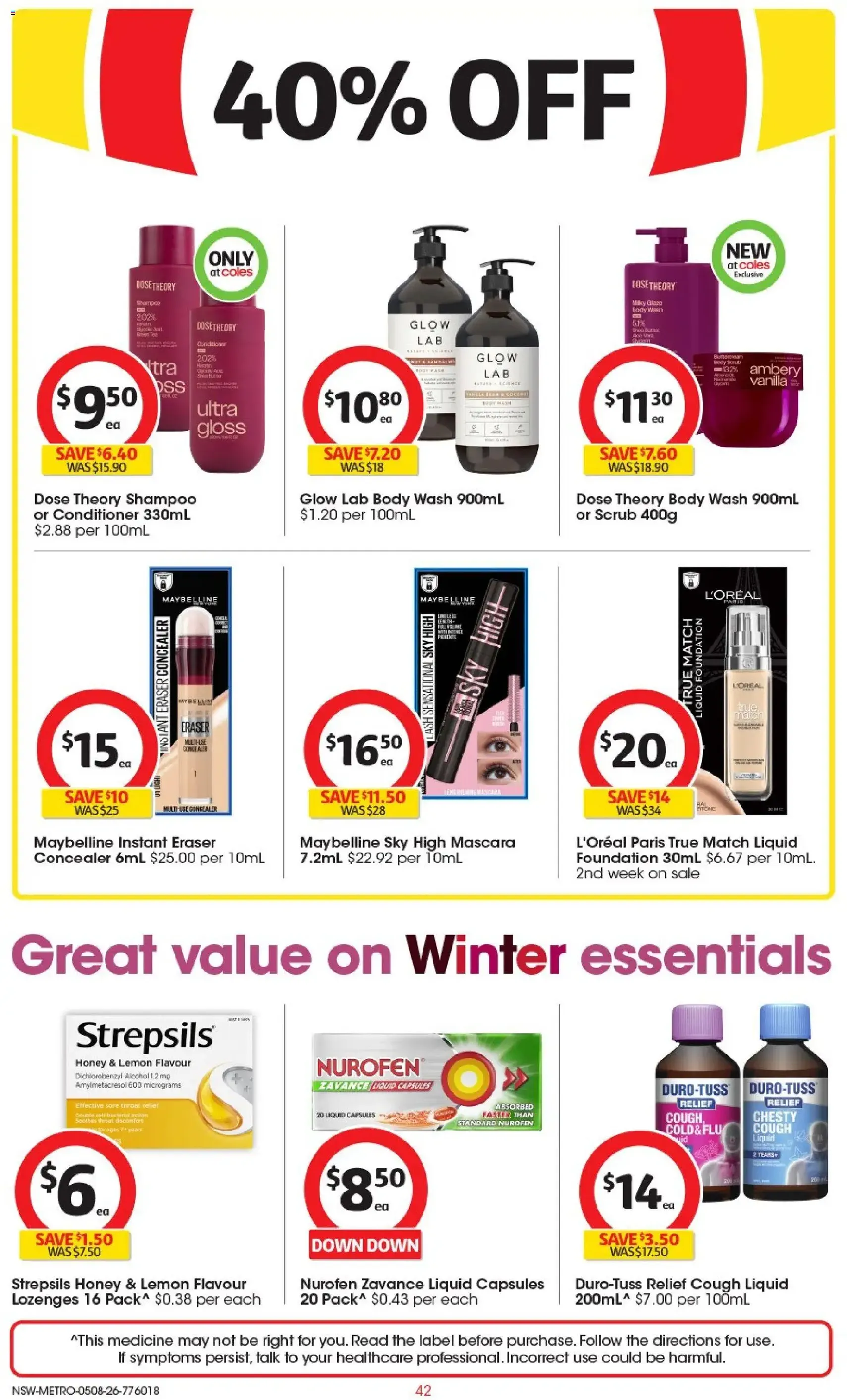 Coles catalogue - valid flyer from 04/08/2026, page 42 of 52