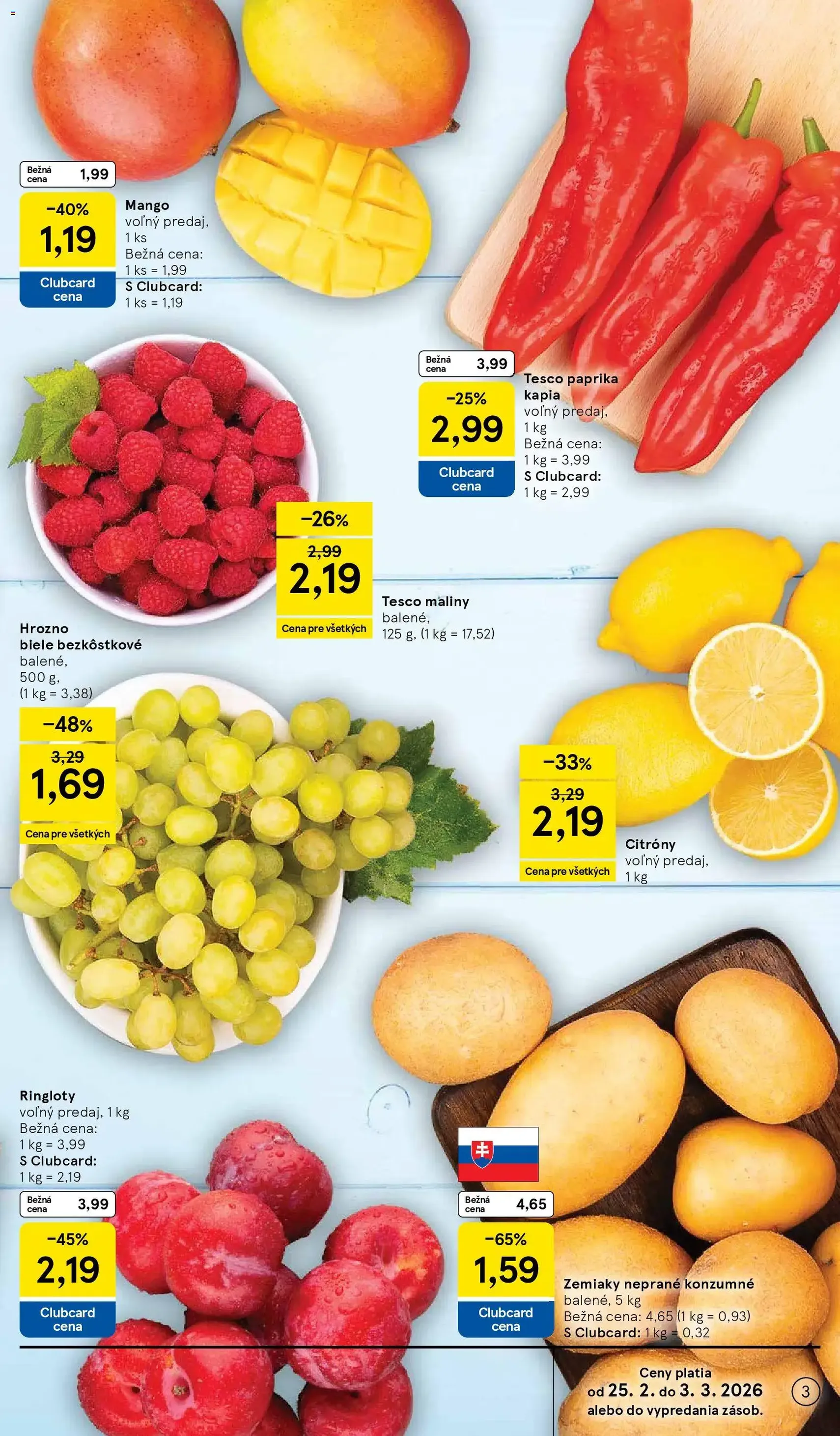 Tesco Hypermarket - leták - platný leták od 25.02.2026 strana 3 z 41