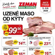 Prodejny Zeman leták - náhled letáku platný od 03.08.2026