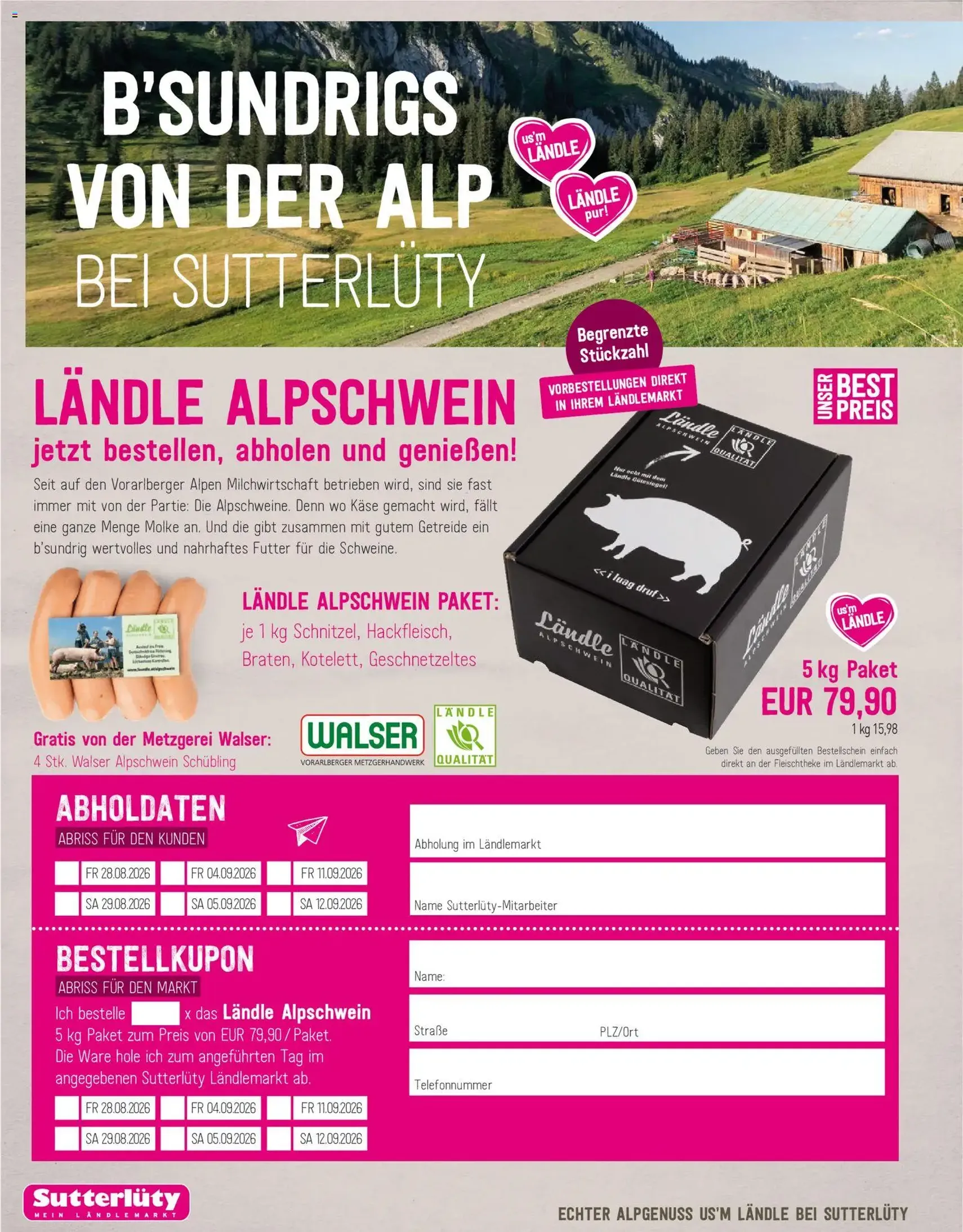 Sutterlüty Flugblatt - Gültiger Prospekt ab 30.07.2026, Seite 10 von insgesamt 20