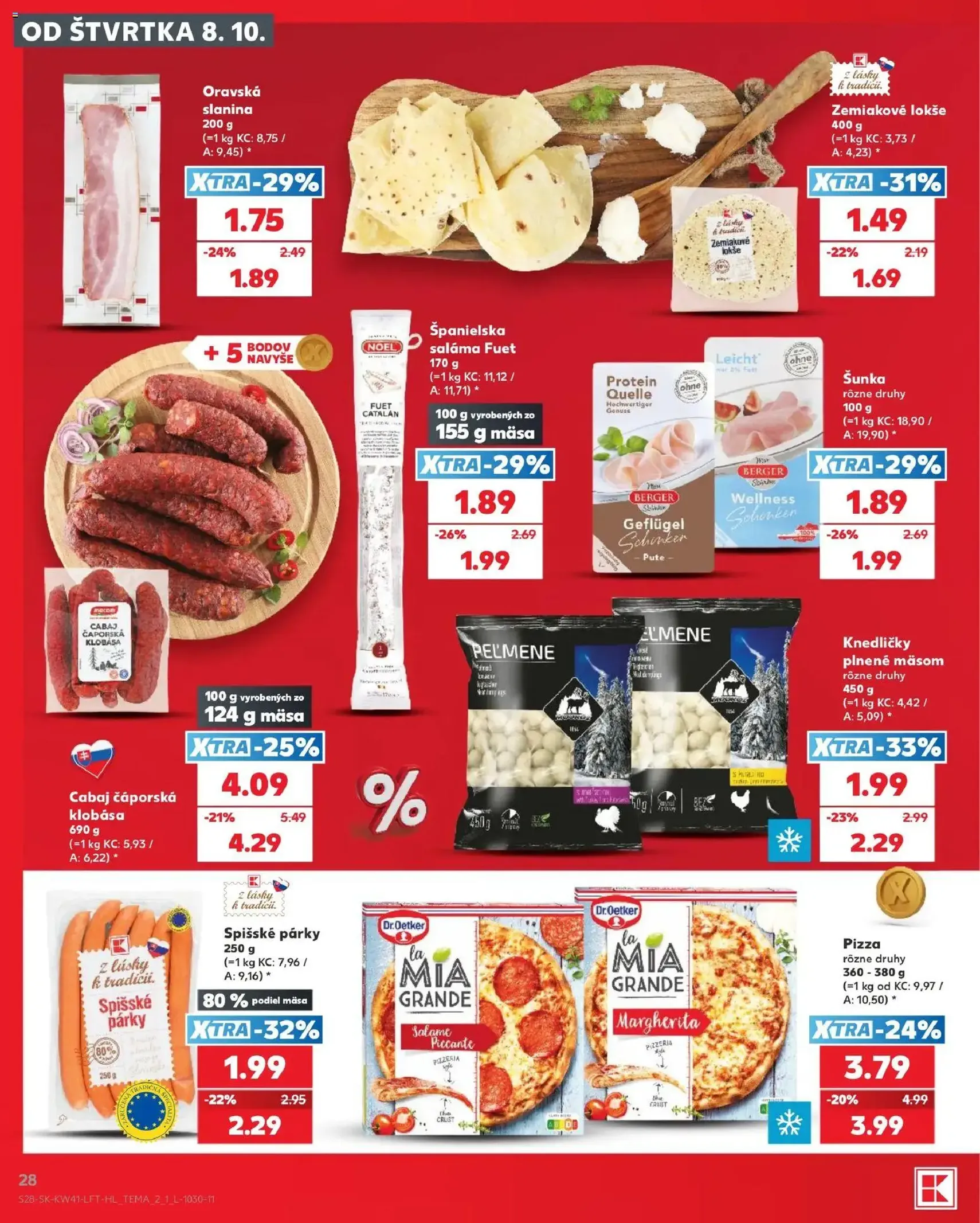 Kaufland leták - platný leták od 08.10.2026 strana 28 z 86