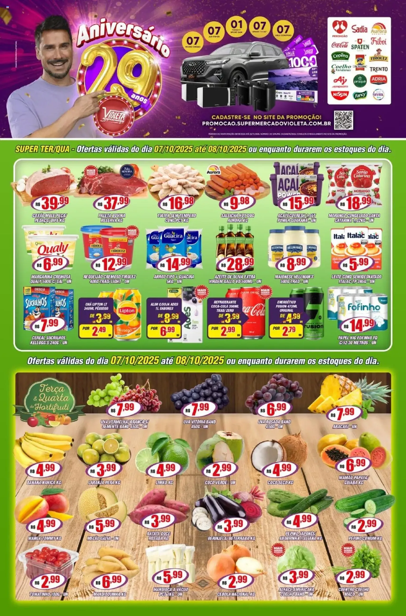 Violeta Supermercados - Ofertas da semana - folheto válido a partir de 07/10/2025 página 1 de 4