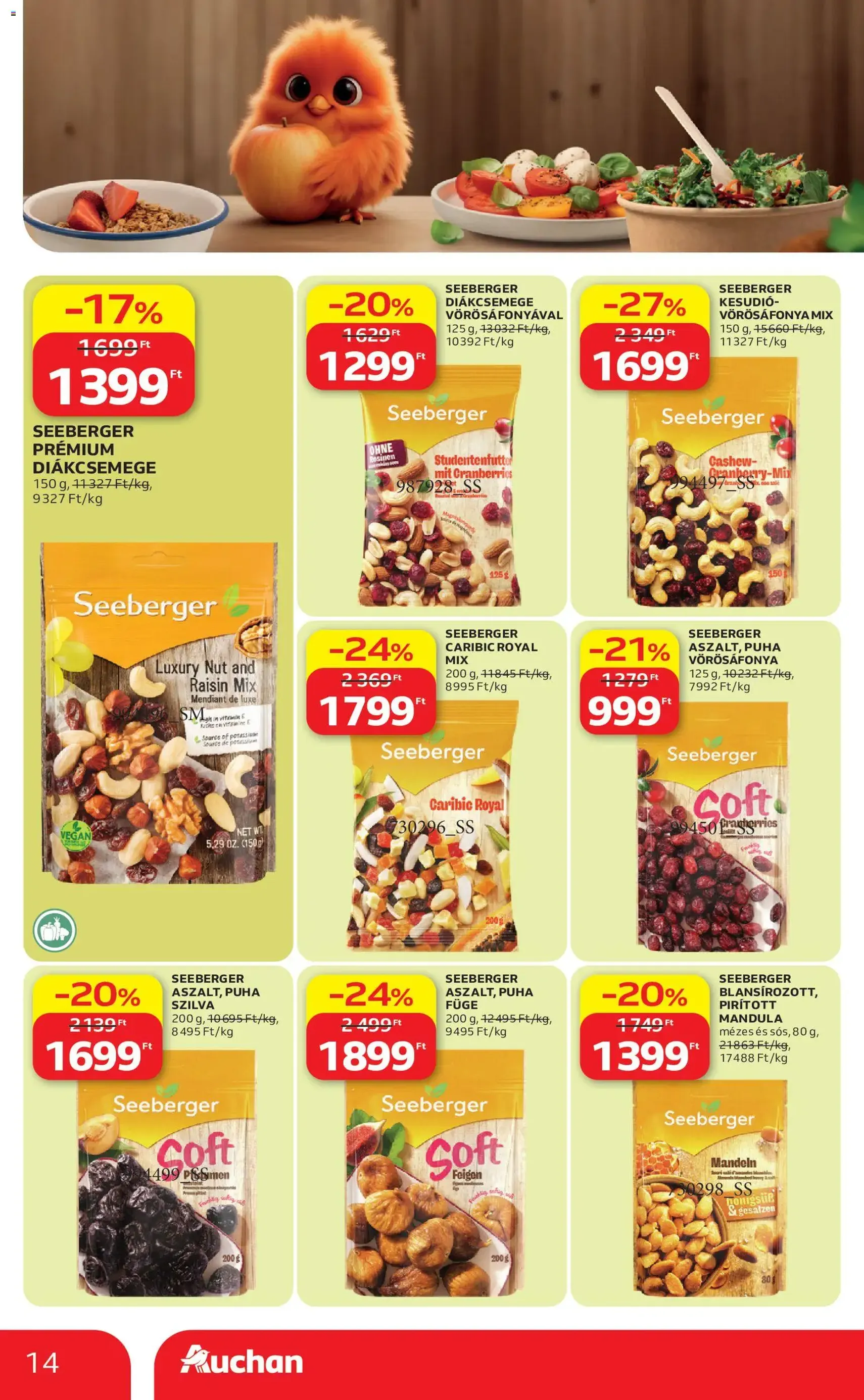 Auchan akciós újság - 2026.06.18. érvényes szórólap 14 oldal 40 oldalból