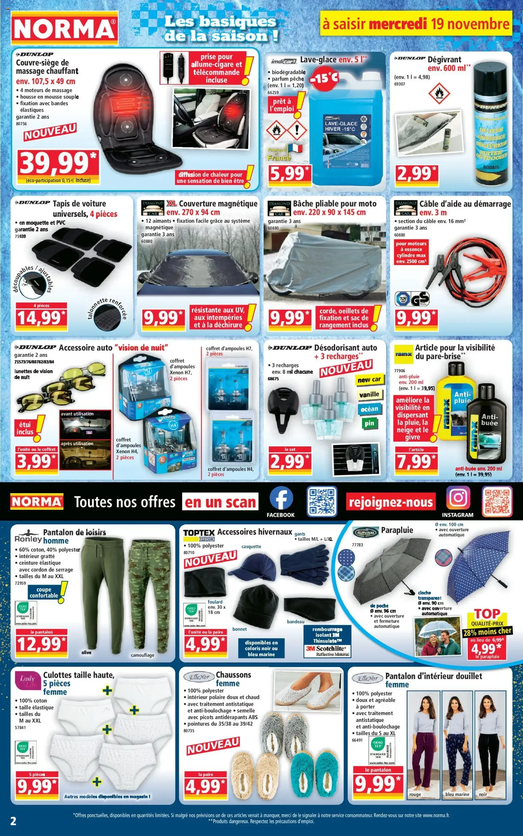 Norma catalogue - brochure valable à partir du 19/11/2025, page 2 sur 12