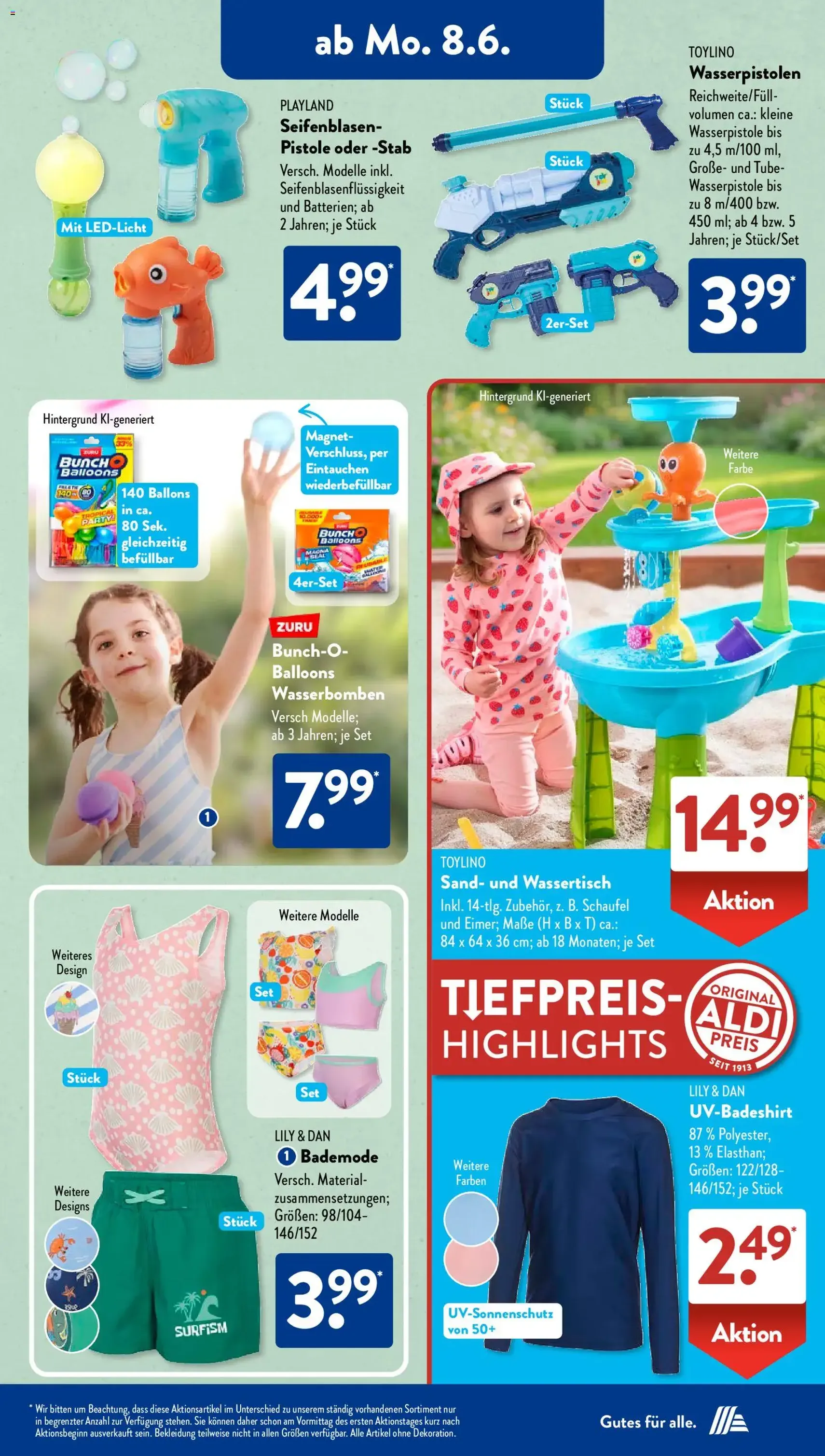 Aldi Süd Prospekt - Gültiger Prospekt ab 08.06.2026, Seite 4 von insgesamt 24