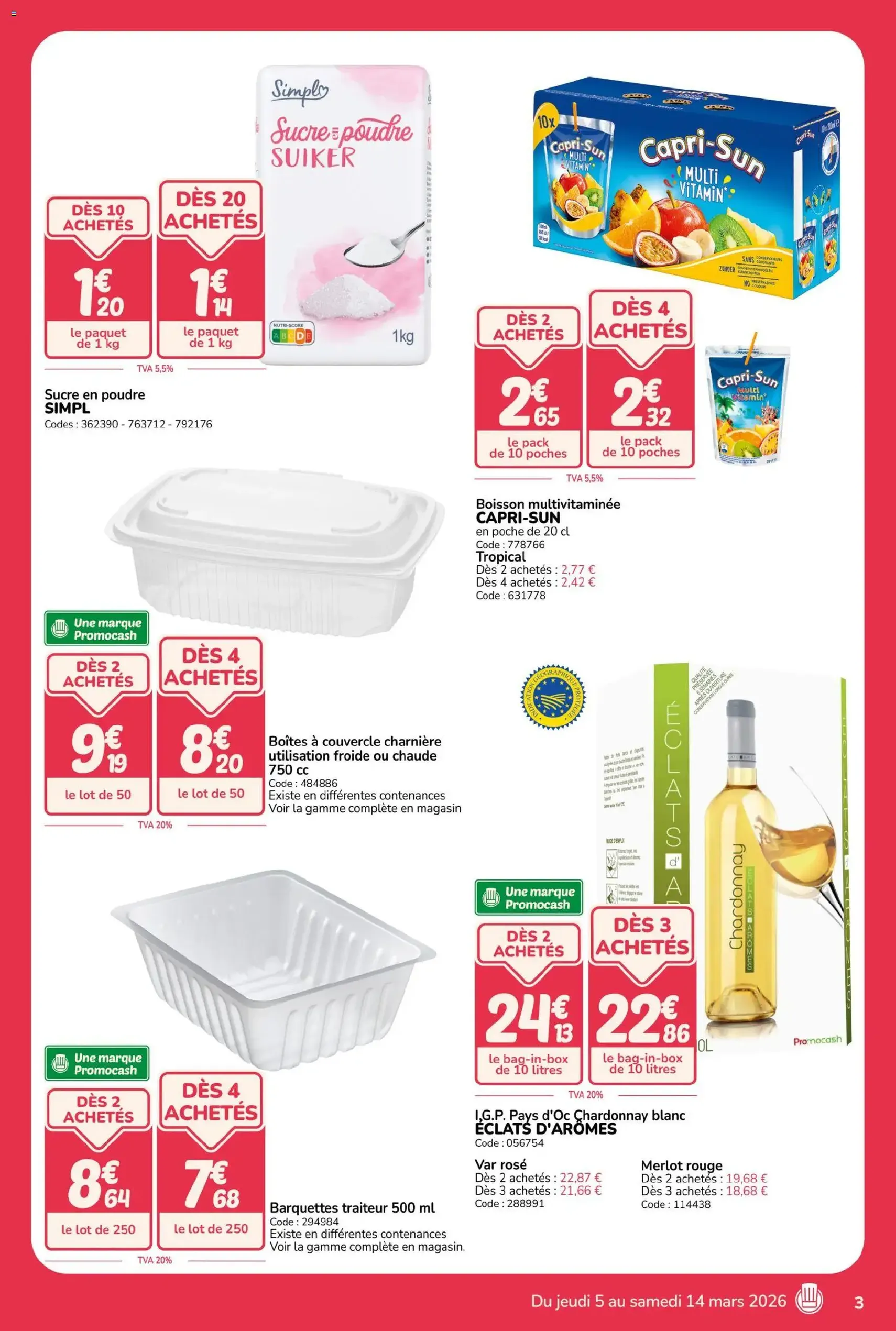 Promocash catalogue - brochure valable à partir du 05/03/2026, page 3 sur 24