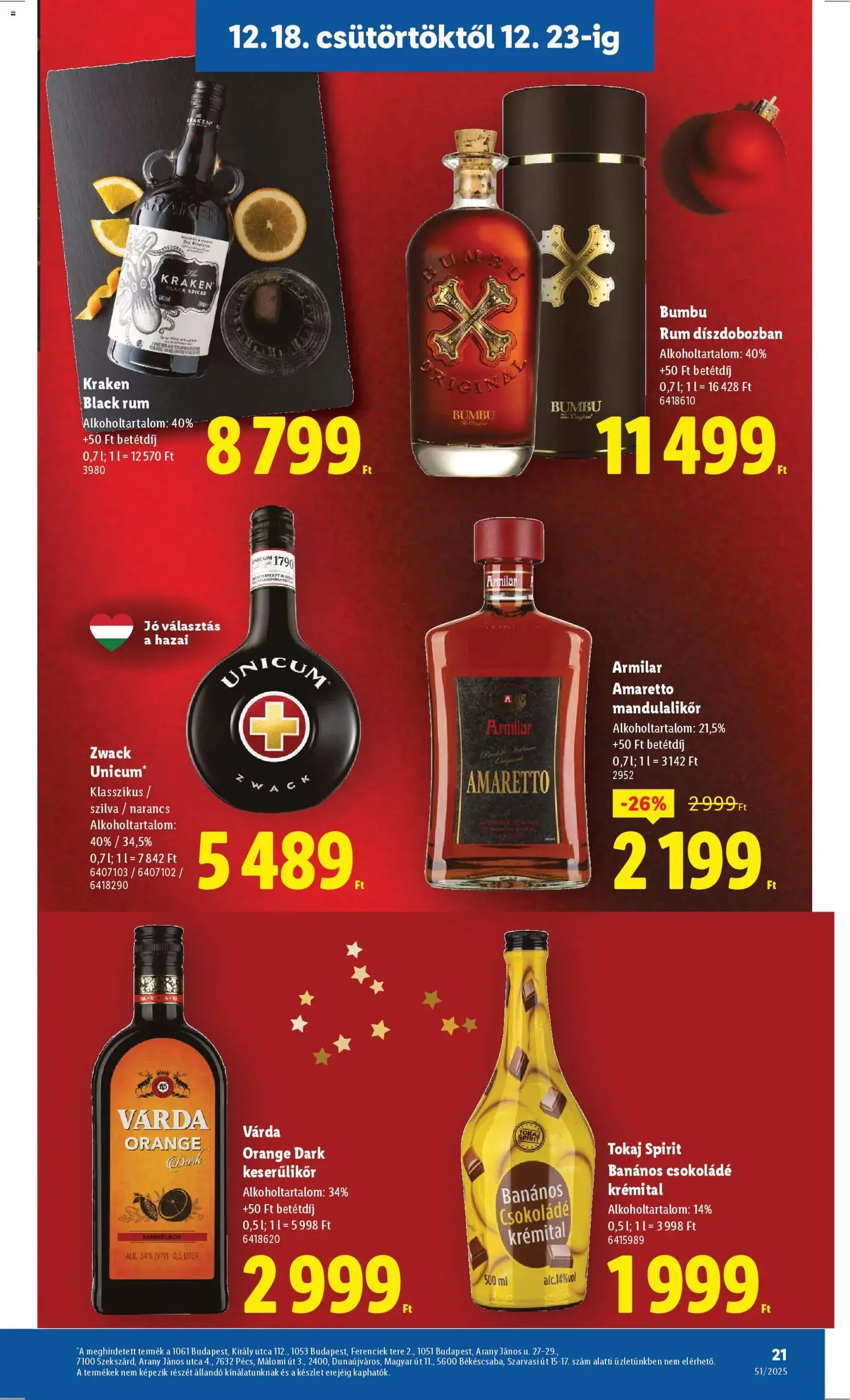 Lidl Akciós újság - 2025.12.18. érvényes szórólap 21 oldal 52 oldalból