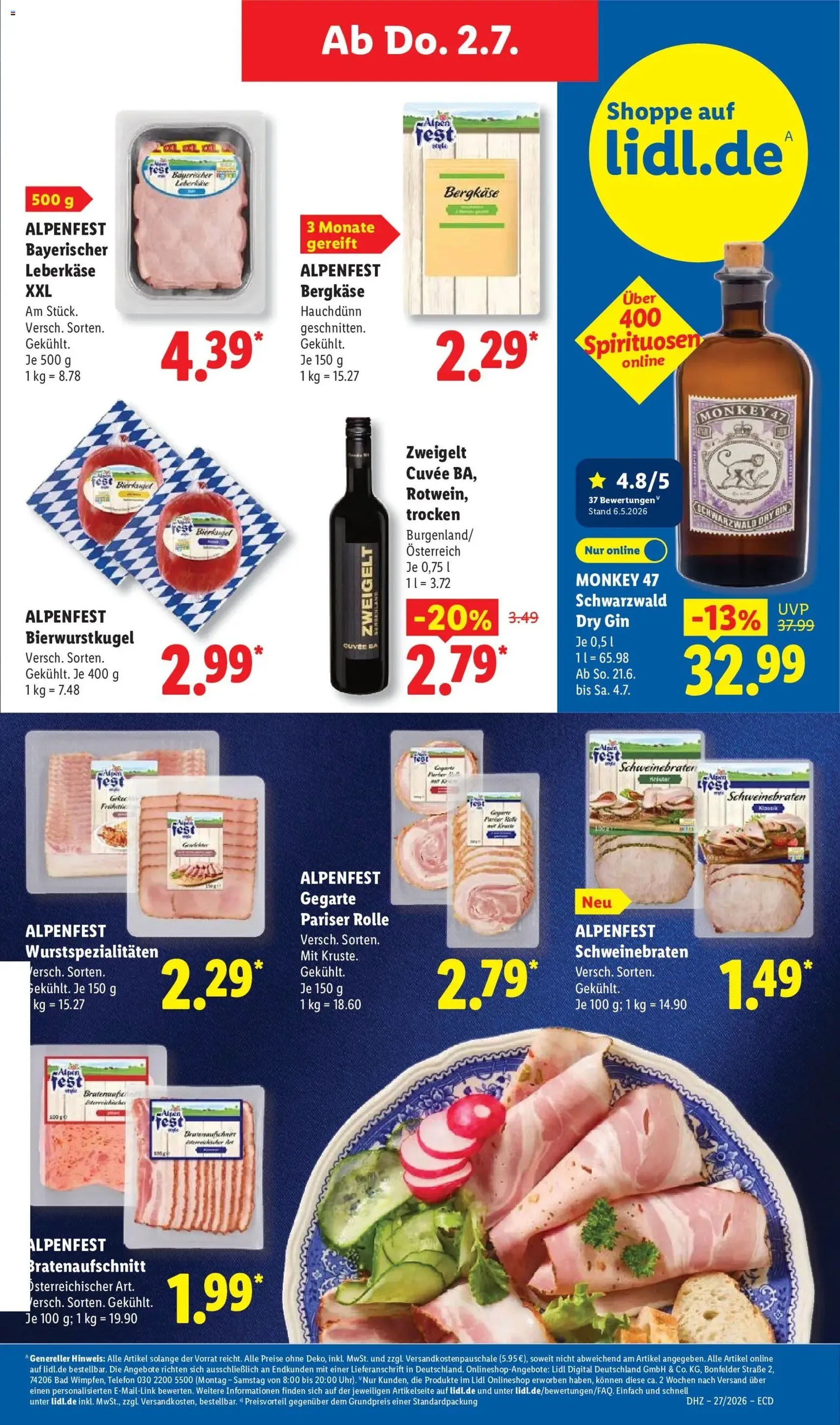 Lidl Prospekt - Gültiger Prospekt ab 29.06.2026, Seite 59 von insgesamt 67