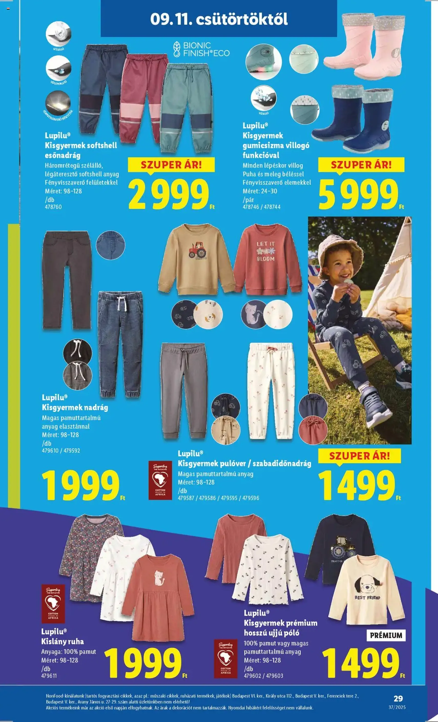 Lidl Akciós újság - 2025.09.11. érvényes szórólap 29 oldal 66 oldalból Lidl Akciós újság - 2025.09.11. érvényes szórólap 29 oldal 66 oldalból