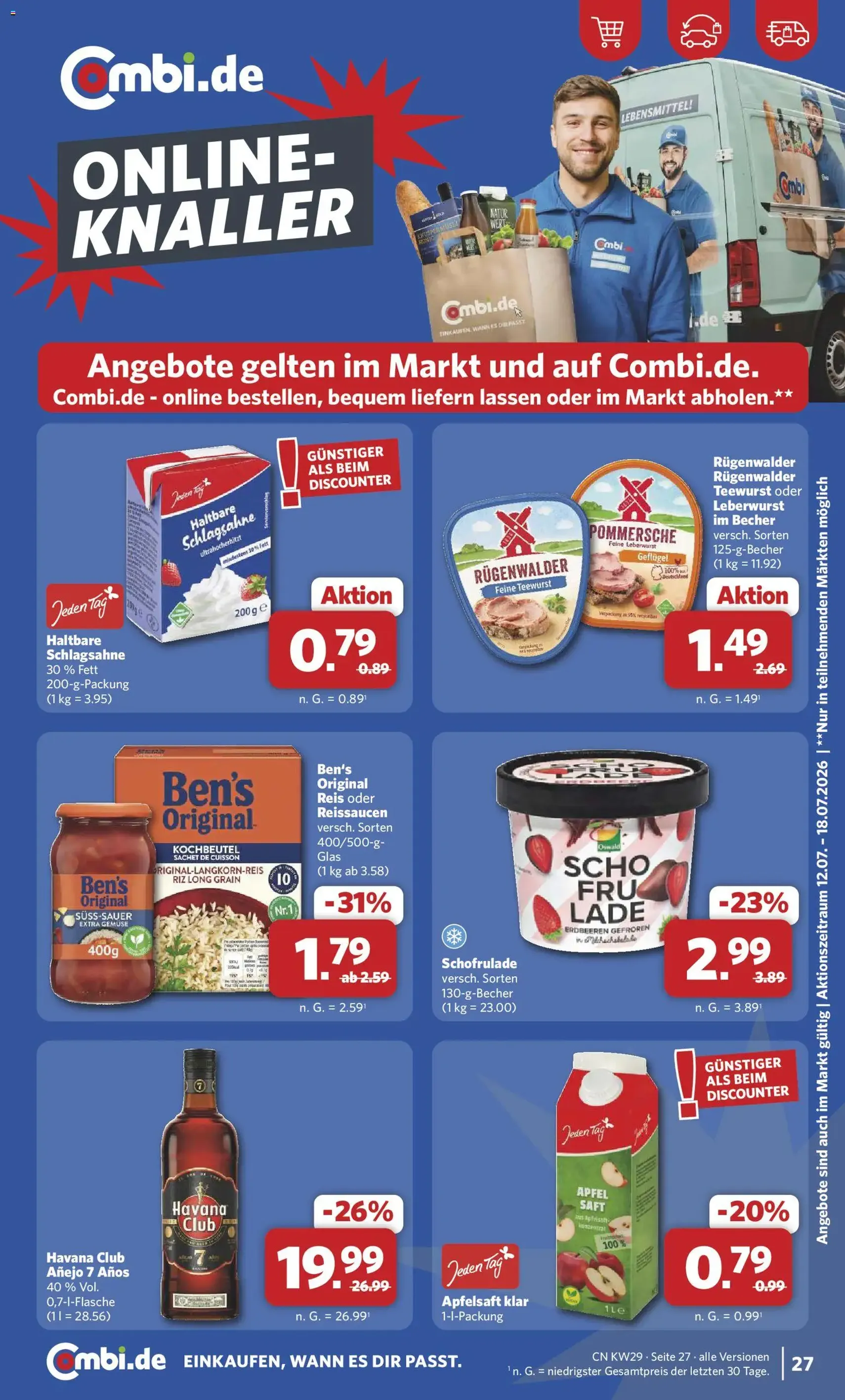 Combi Prospekt - Gültiger Prospekt ab 13.07.2026, Seite 29 von insgesamt 37