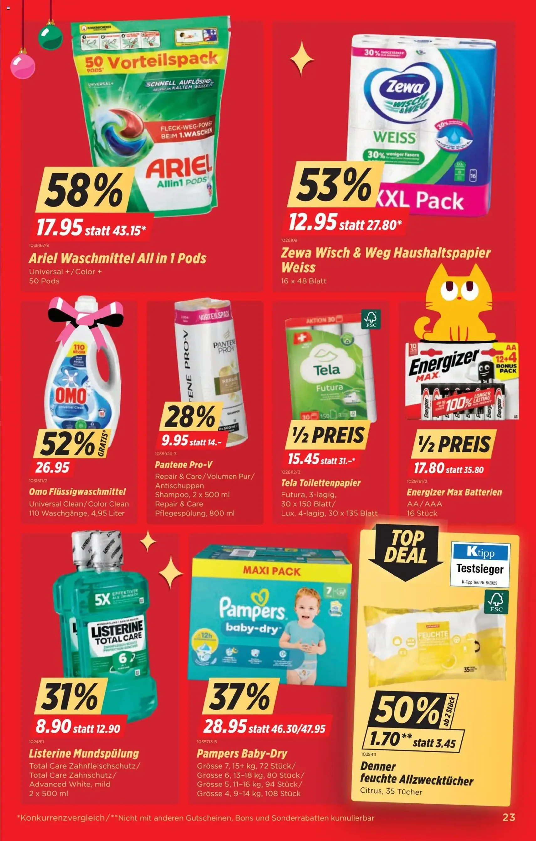 Denner Aktionen - Gültiger Prospekt ab 09.12.2025, Seite 23 von insgesamt 24