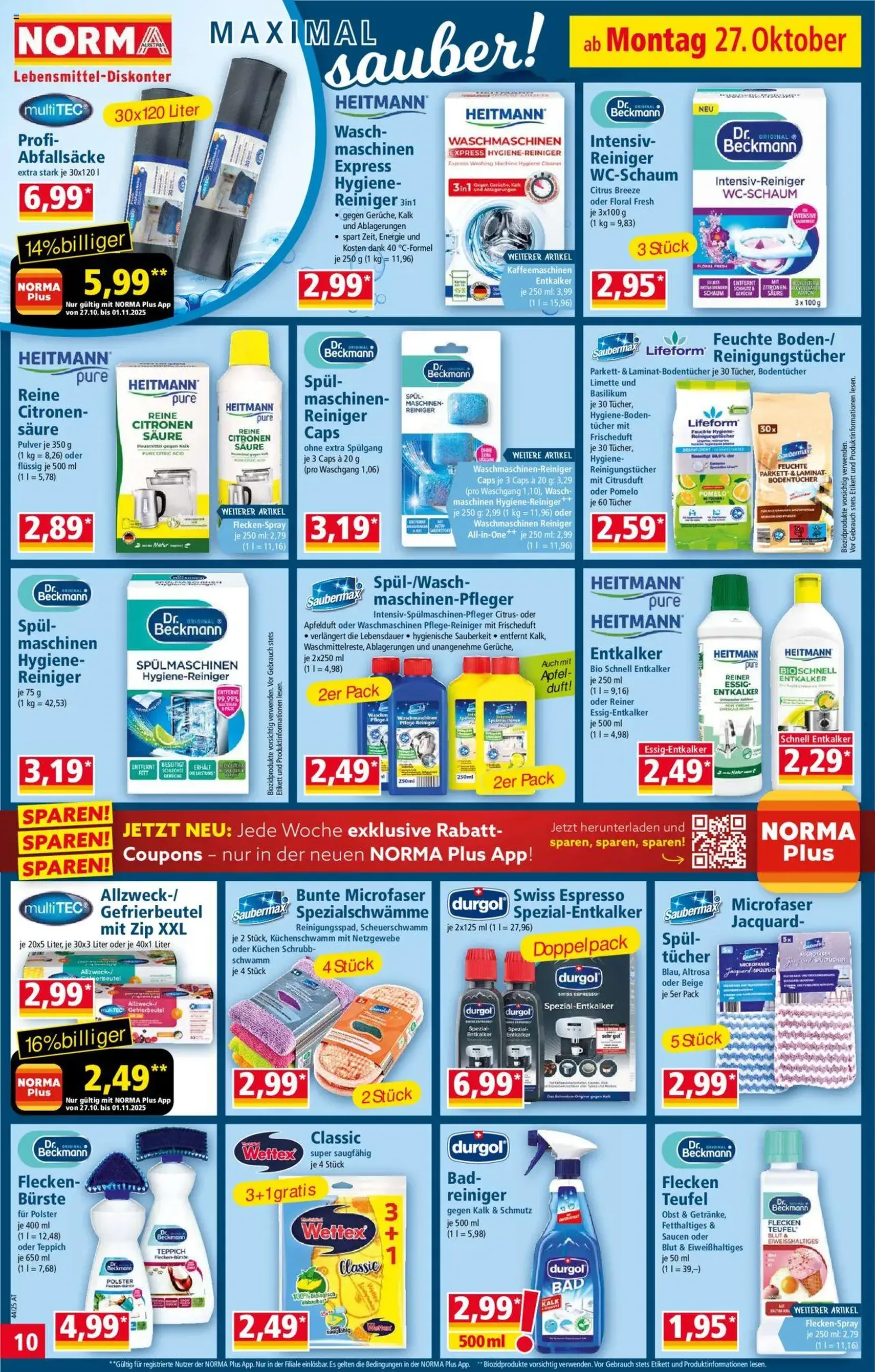 Norma Flugblatt - Gültiger Prospekt ab 27.10.2025, Seite 11 von insgesamt 19 Norma Flugblatt - Gültiger Prospekt ab 27.10.2025, Seite 11 von insgesamt 19