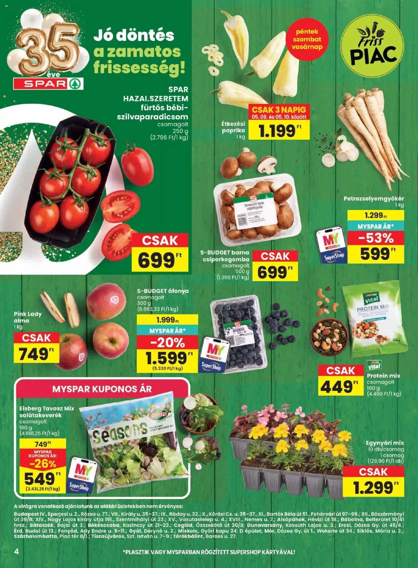 Spar akciós újság - 2026.05.07. érvényes szórólap 4 oldal 20 oldalból