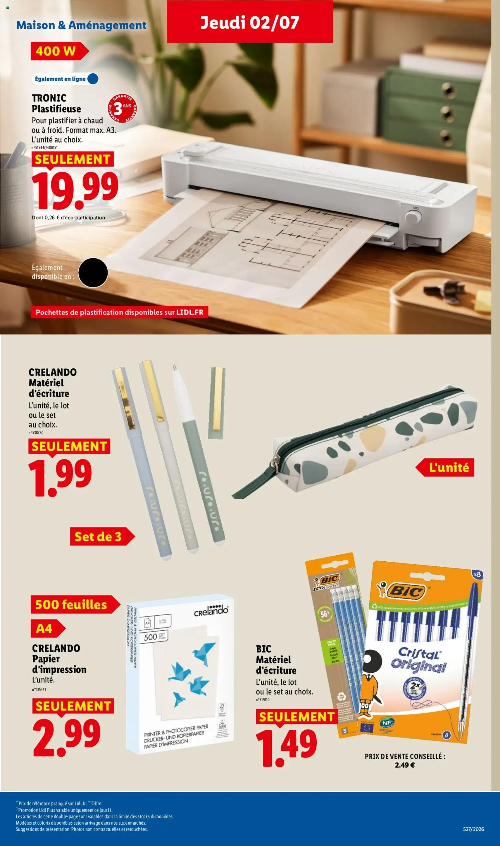 LIDL catalogue - brochure valable à partir du 02/07/2026, page 35 sur 62