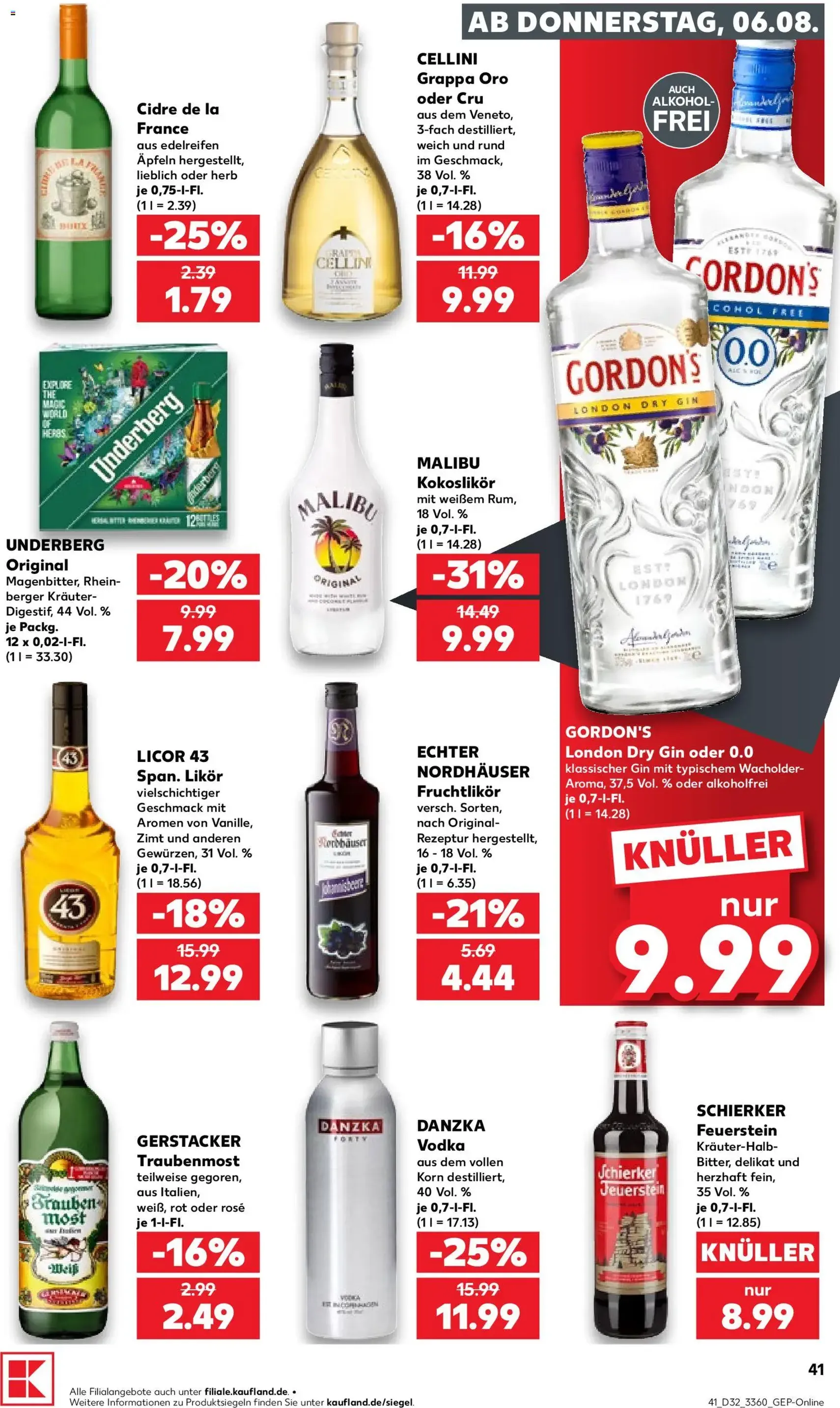 Kaufland Prospekt - Gültiger Prospekt ab 06.08.2026, Seite 41 von insgesamt 58