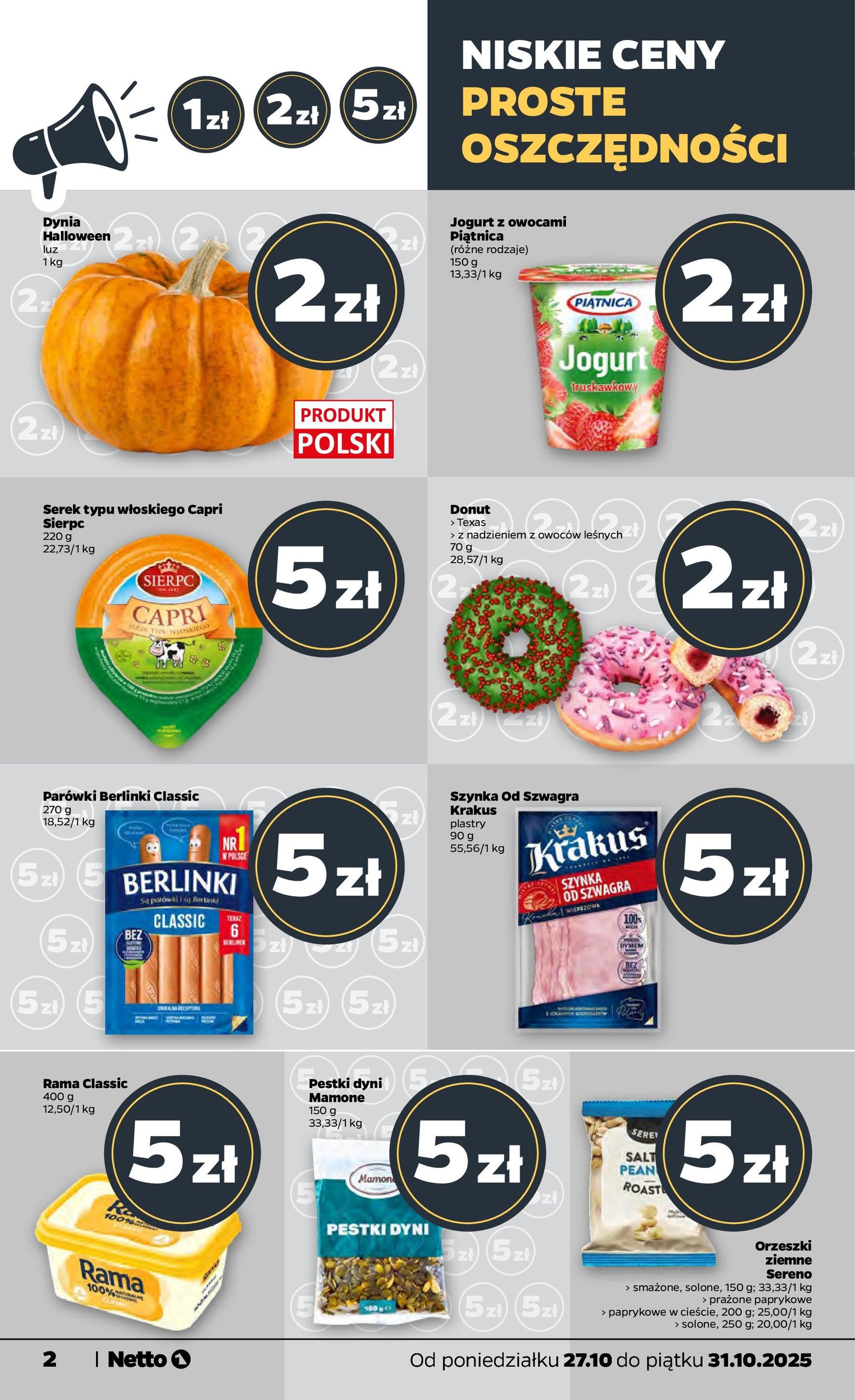 Netto gazetka - Spożywcza - ważny gazetka od 27.10.2025 strona 2 z 32 Netto gazetka - Spożywcza - ważny gazetka od 27.10.2025 strona 2 z 32