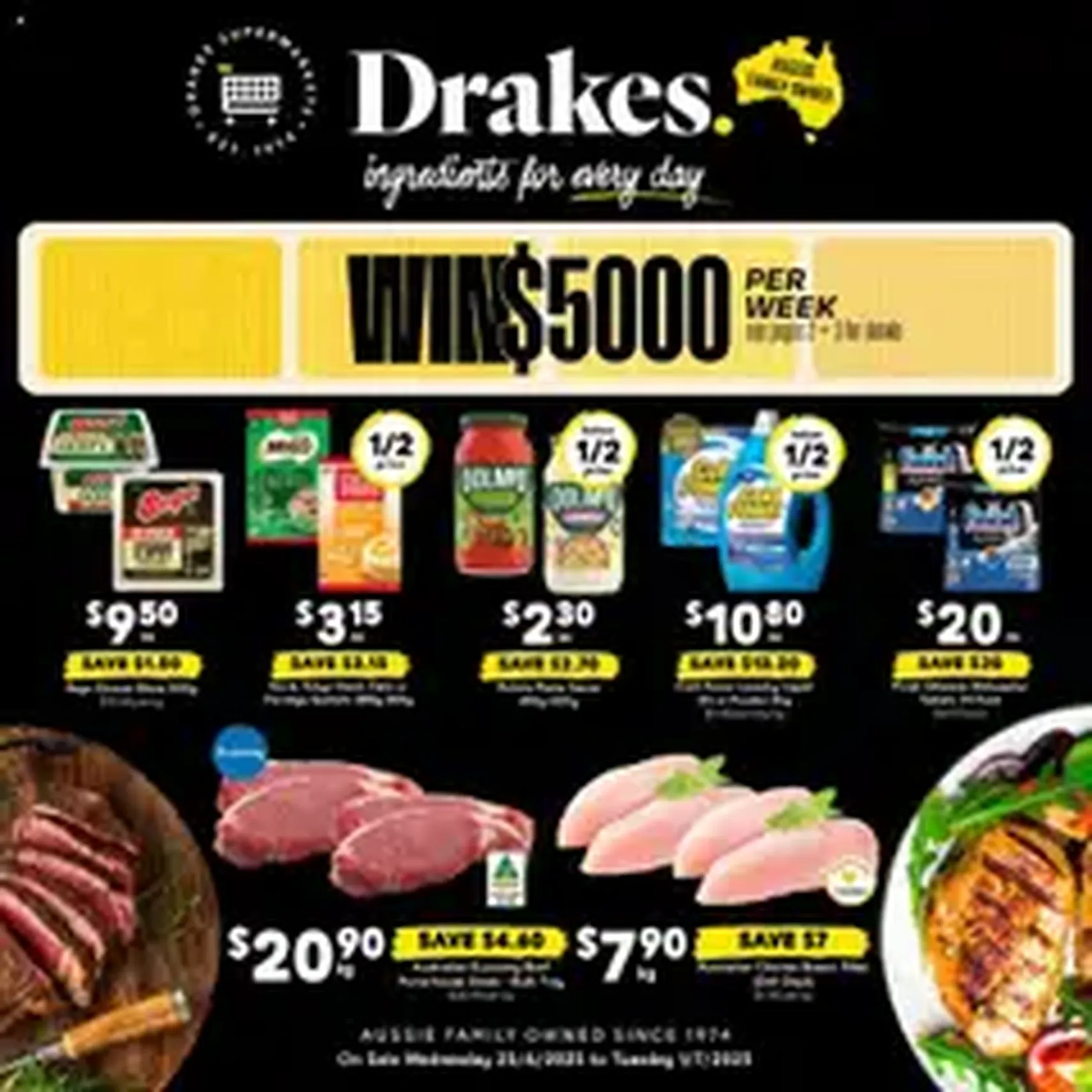 Drakes Catalogue SA - valid flyer from 25/06/2025, page 1 of 1