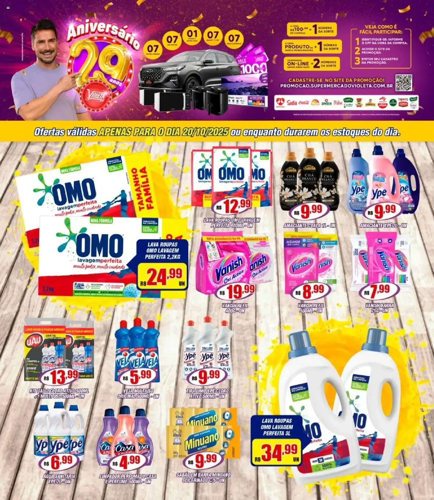 Violeta Supermercados - Ofertas da semana - folheto válido a partir de 20/10/2025 página 1 de 2