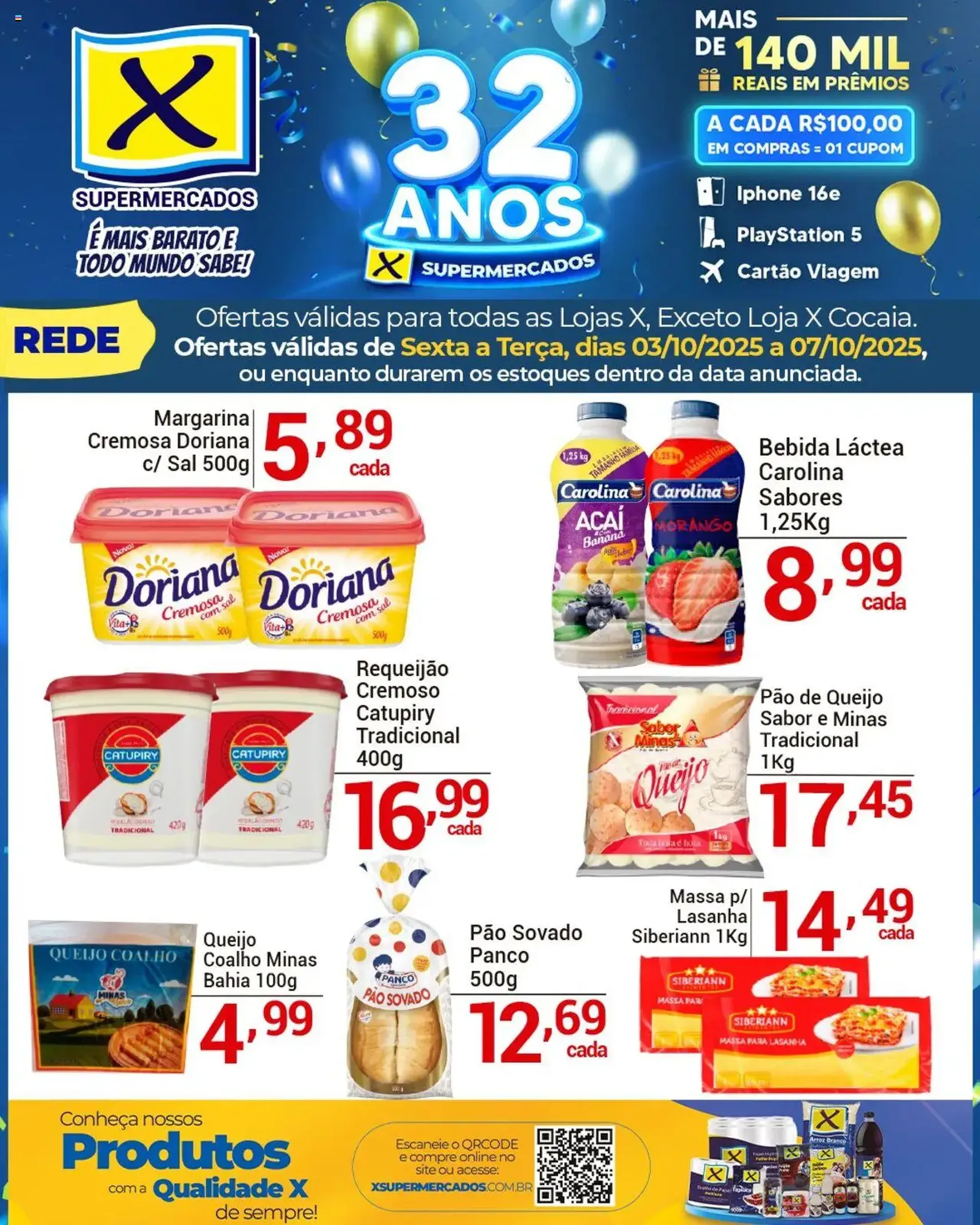 X Supermercados - Ofertas da semana - folheto válido a partir de 03/10/2025 página 3 de 6