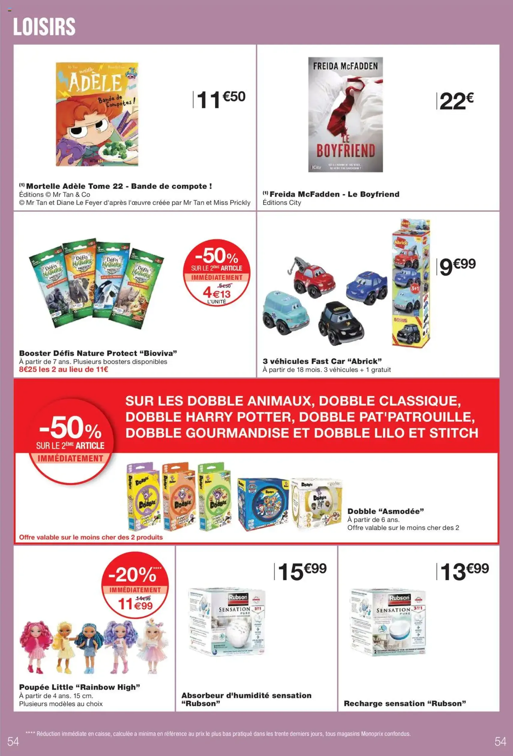 Monoprix catalogue - brochure valable à partir du 21/10/2025, page 54 sur 56 Monoprix catalogue - brochure valable à partir du 21/10/2025, page 54 sur 56