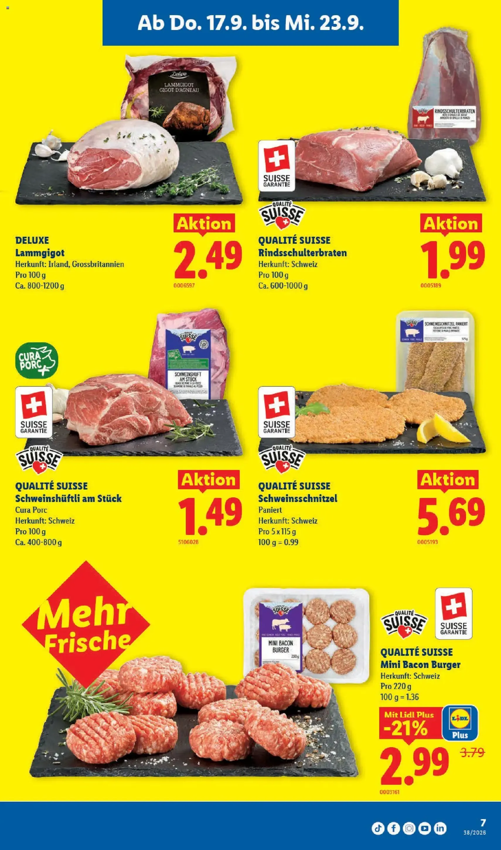 Lidl aktionen - Gültiger Prospekt ab 17.09.2026, Seite 7 von insgesamt 32