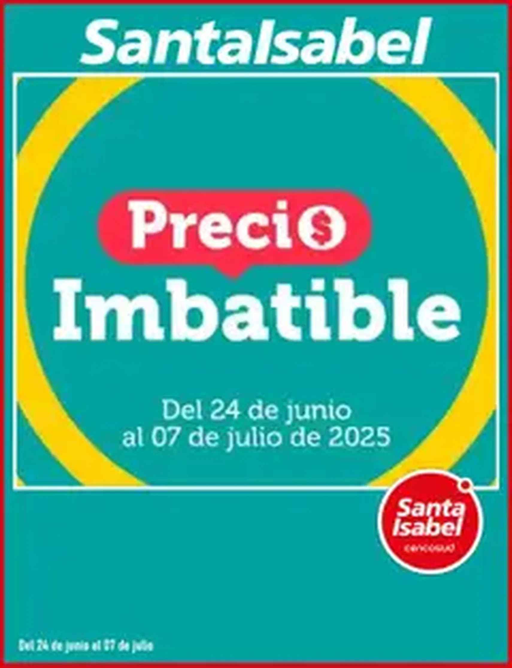 Santa Isabel ofertas - folleto válido desde 23.06.2025 página 1 de 1