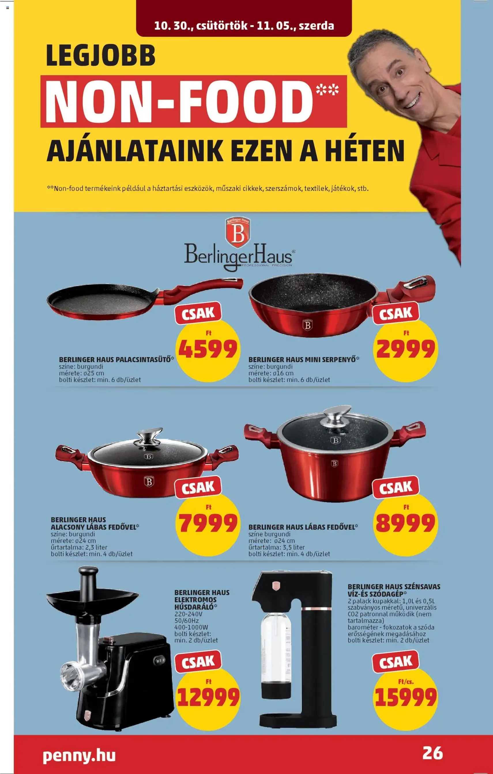 PENNY Akciós újság - 2025.10.30. érvényes szórólap 30 oldal 38 oldalból PENNY Akciós újság - 2025.10.30. érvényes szórólap 30 oldal 38 oldalból