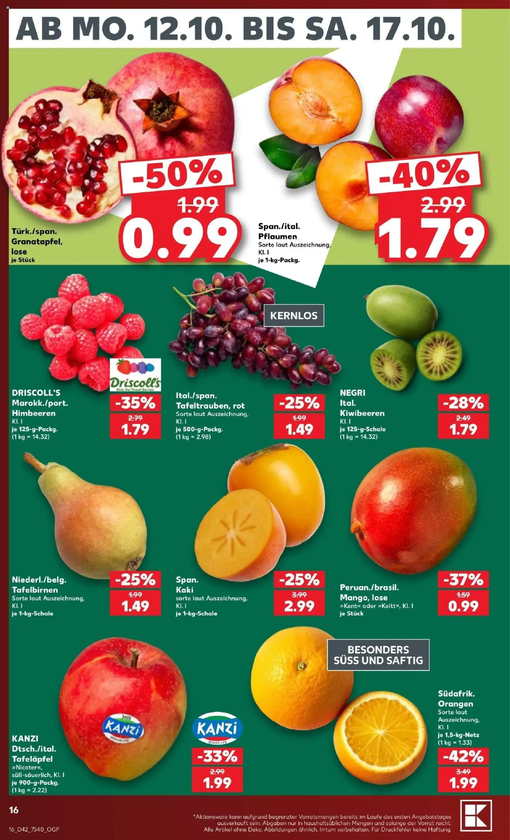 Kaufland Prospekt - Gültiger Prospekt ab 12.10.2026, Seite 22 von insgesamt 74