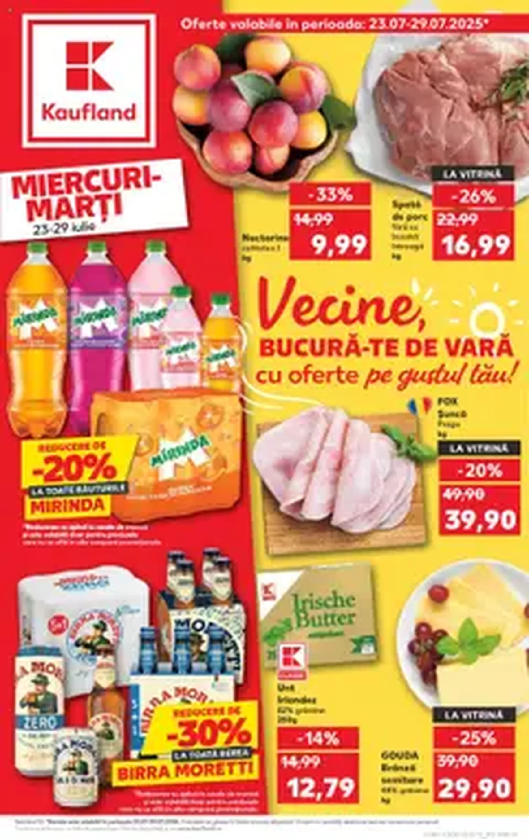 Kaufland RO - București - 2025.07.23. érvényes szórólap 1 oldal 1 oldalból