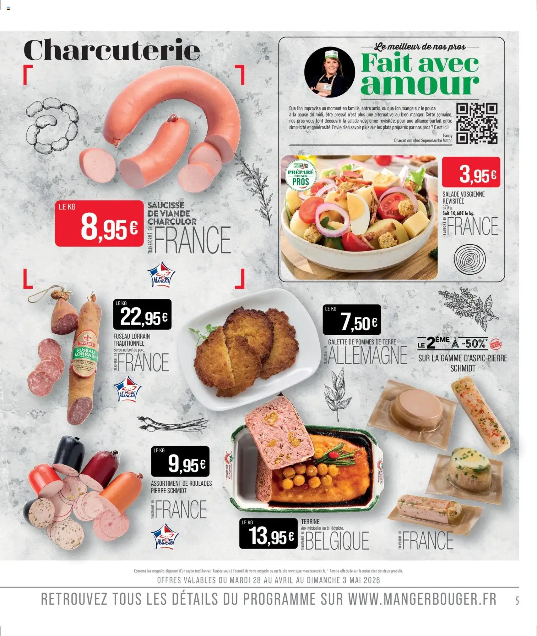 Match Supermarché catalogue - brochure valable à partir du 28/04/2026, page 5 sur 26