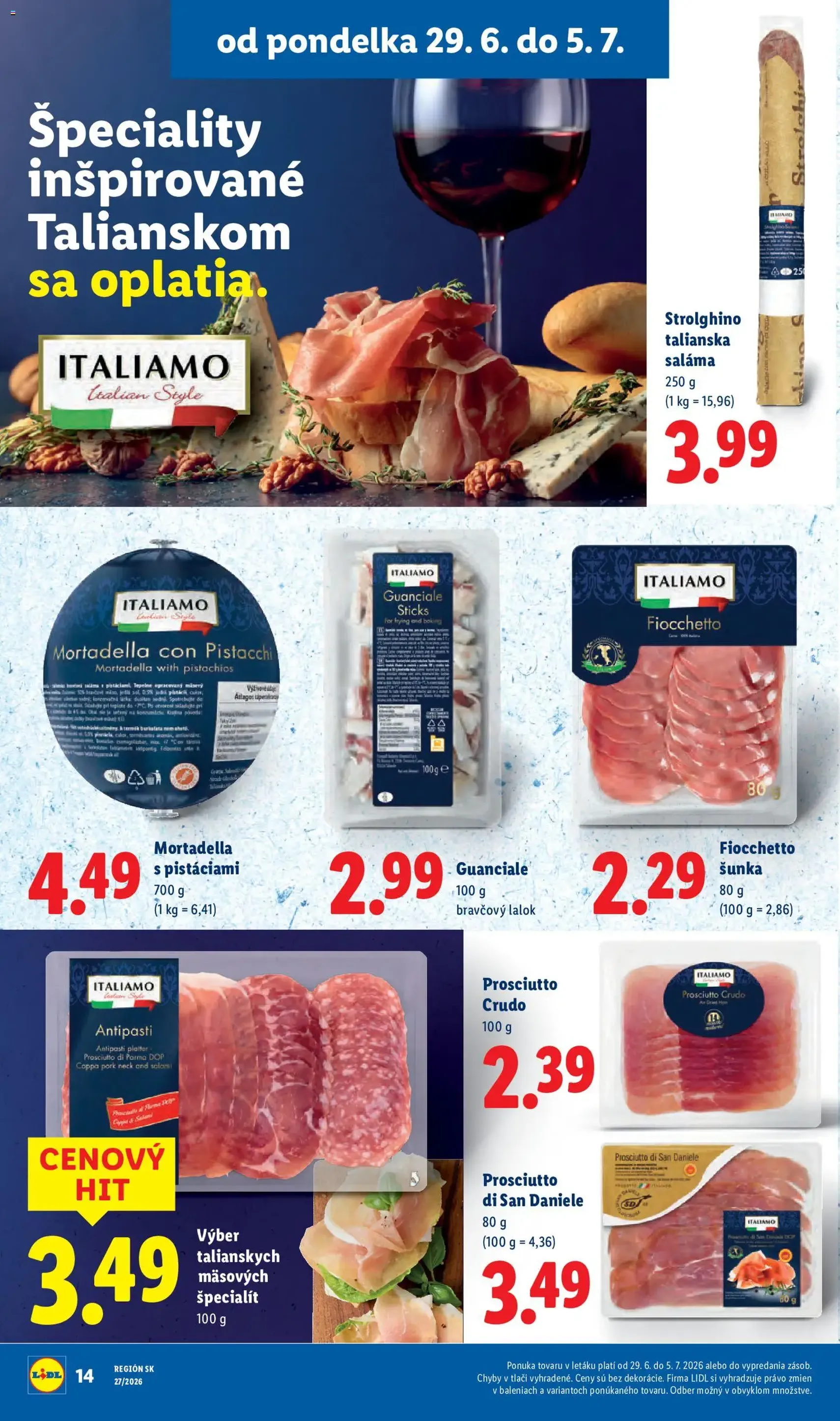 Lidl leták - platný leták od 29.06.2026 strana 20 z 98