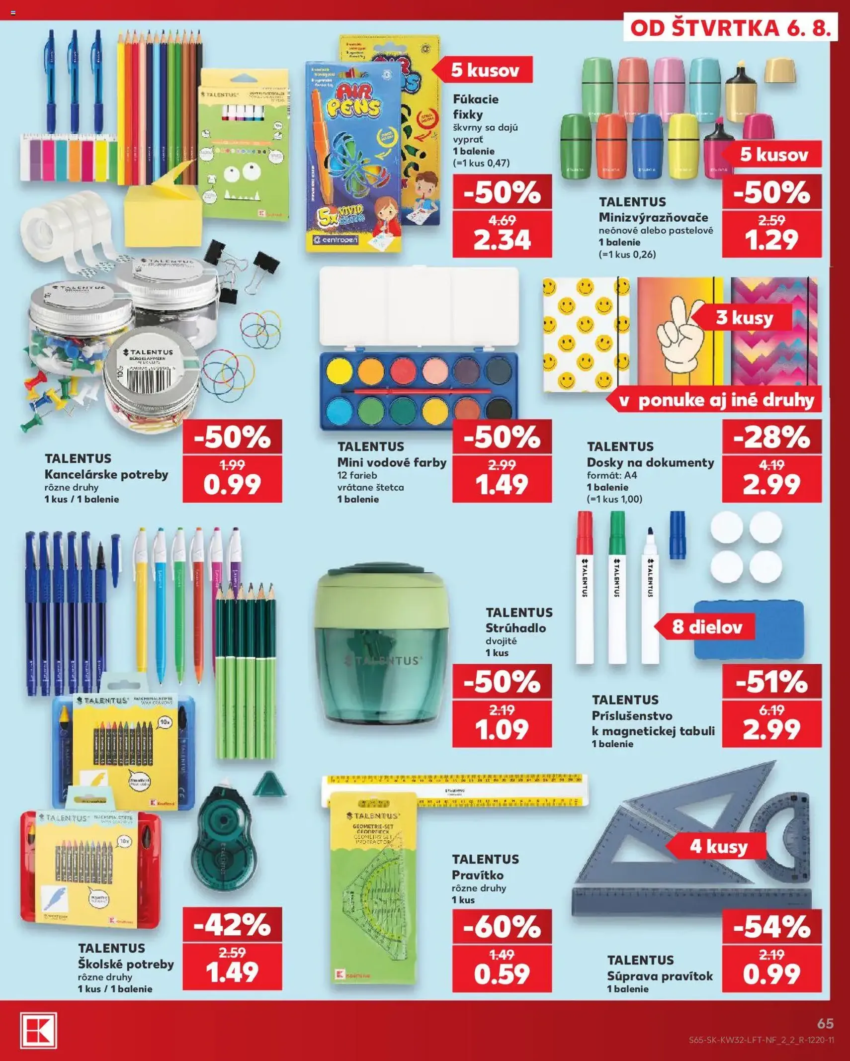 Kaufland SK akciós újság - 2026.08.06. érvényes szórólap 65 oldal 78 oldalból