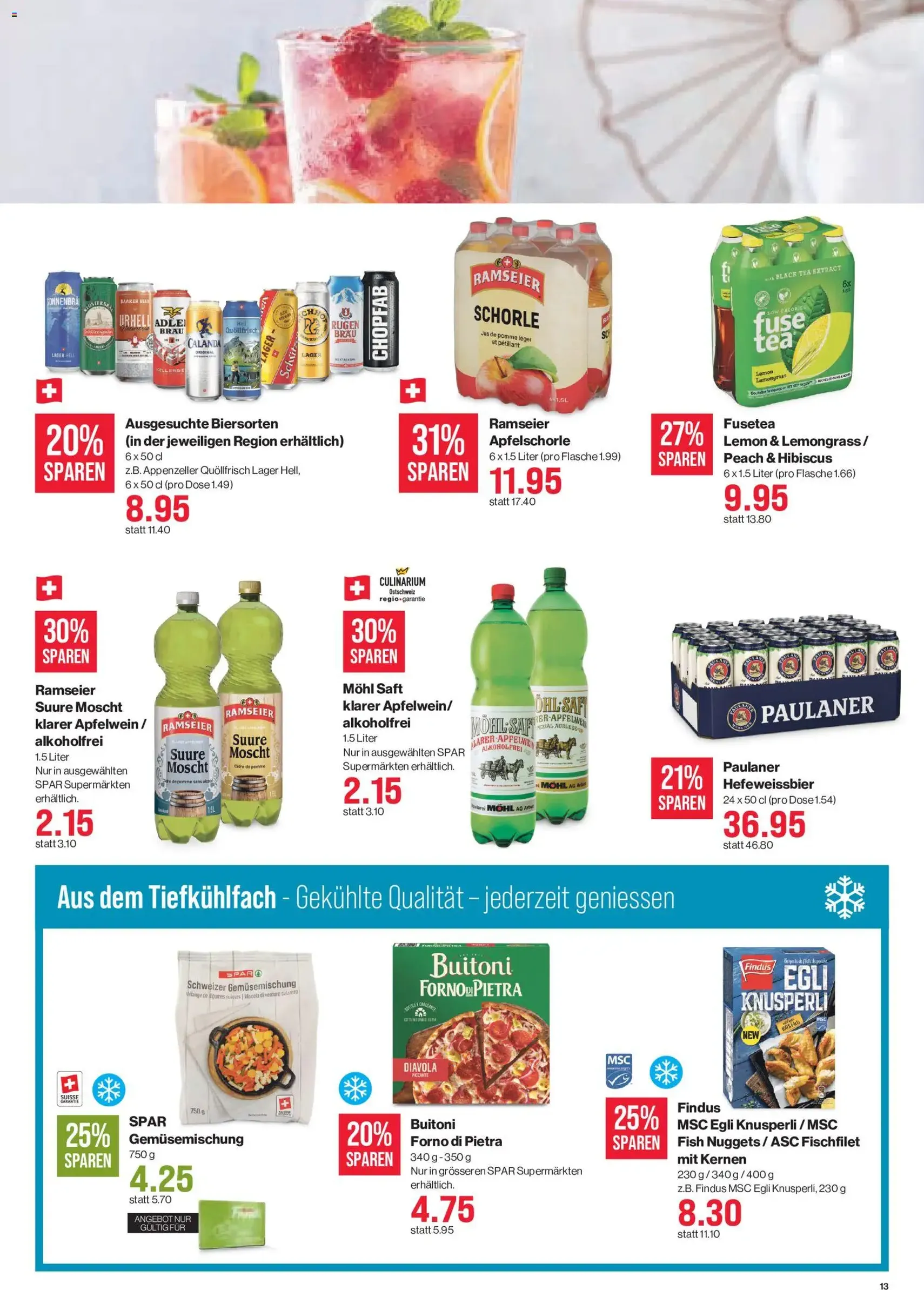 SPAR aktionen - Gültiger Prospekt ab 29.10.2026, Seite 13 von insgesamt 17