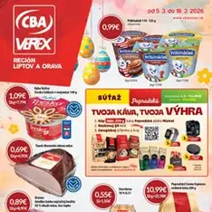 CBA Verex leták - náhľad letáku platný od 05.03.2026