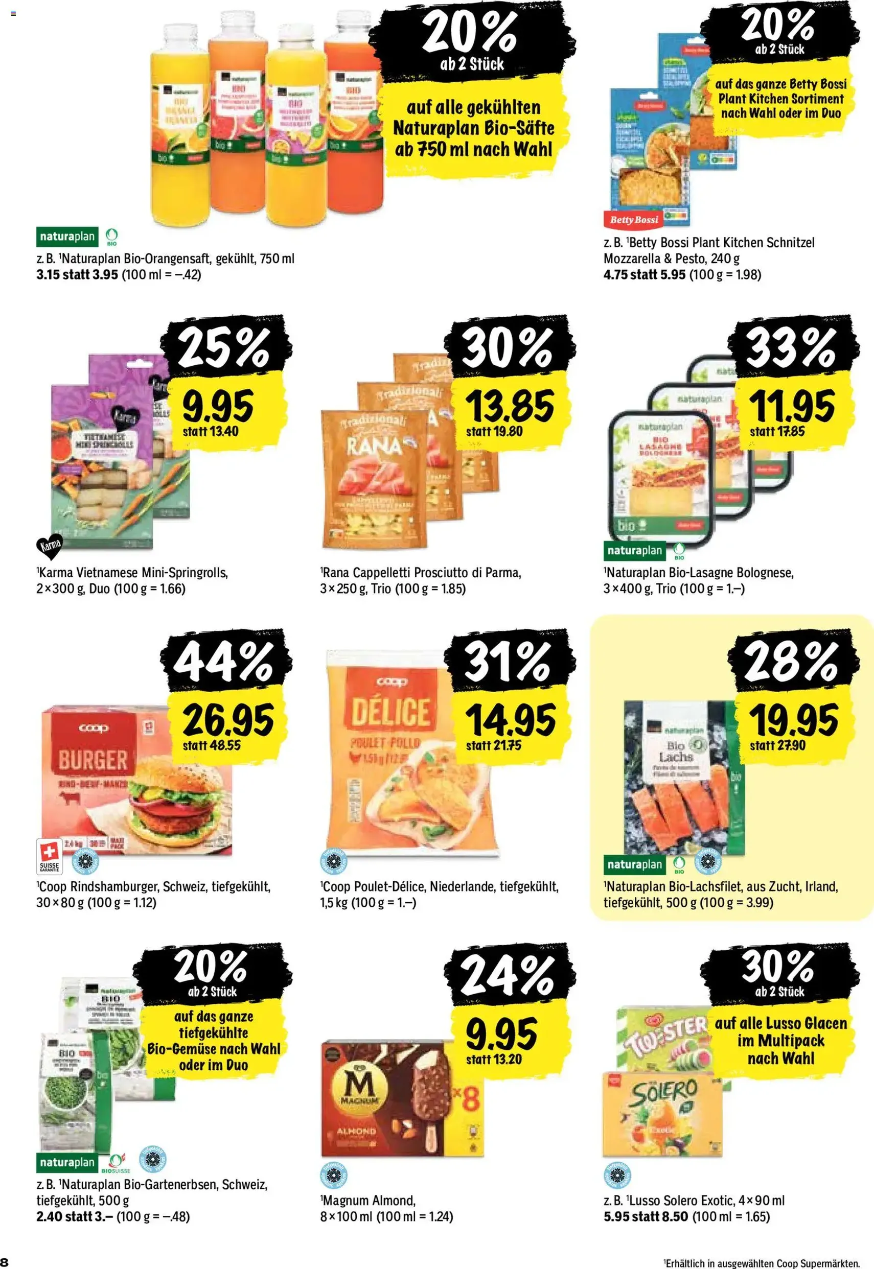 Coop aktionen - Gültiger Prospekt ab 03.09.2026, Seite 8 von insgesamt 28