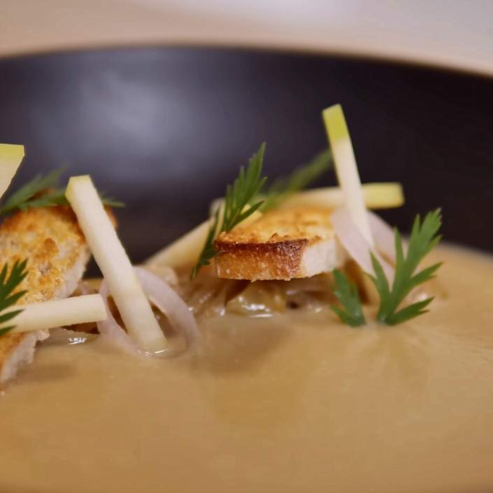 Zuppa di cipolle veloce