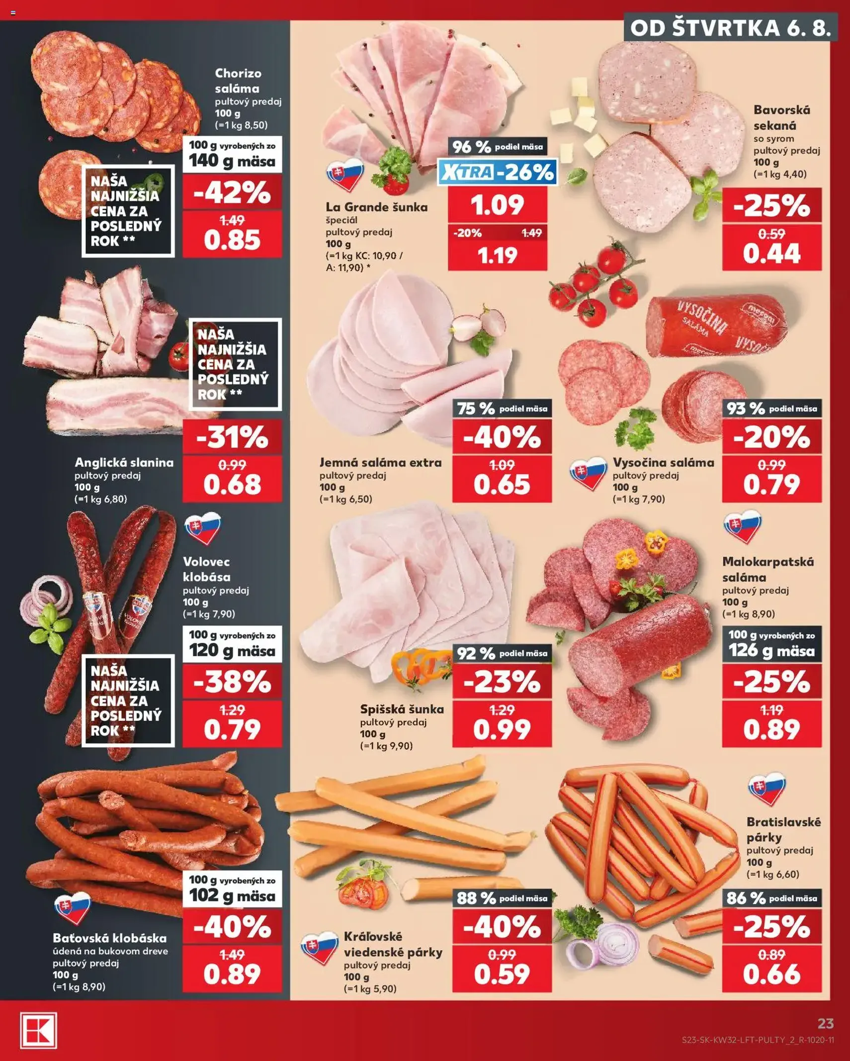 Kaufland SK akciós újság - 2026.08.06. érvényes szórólap 23 oldal 78 oldalból