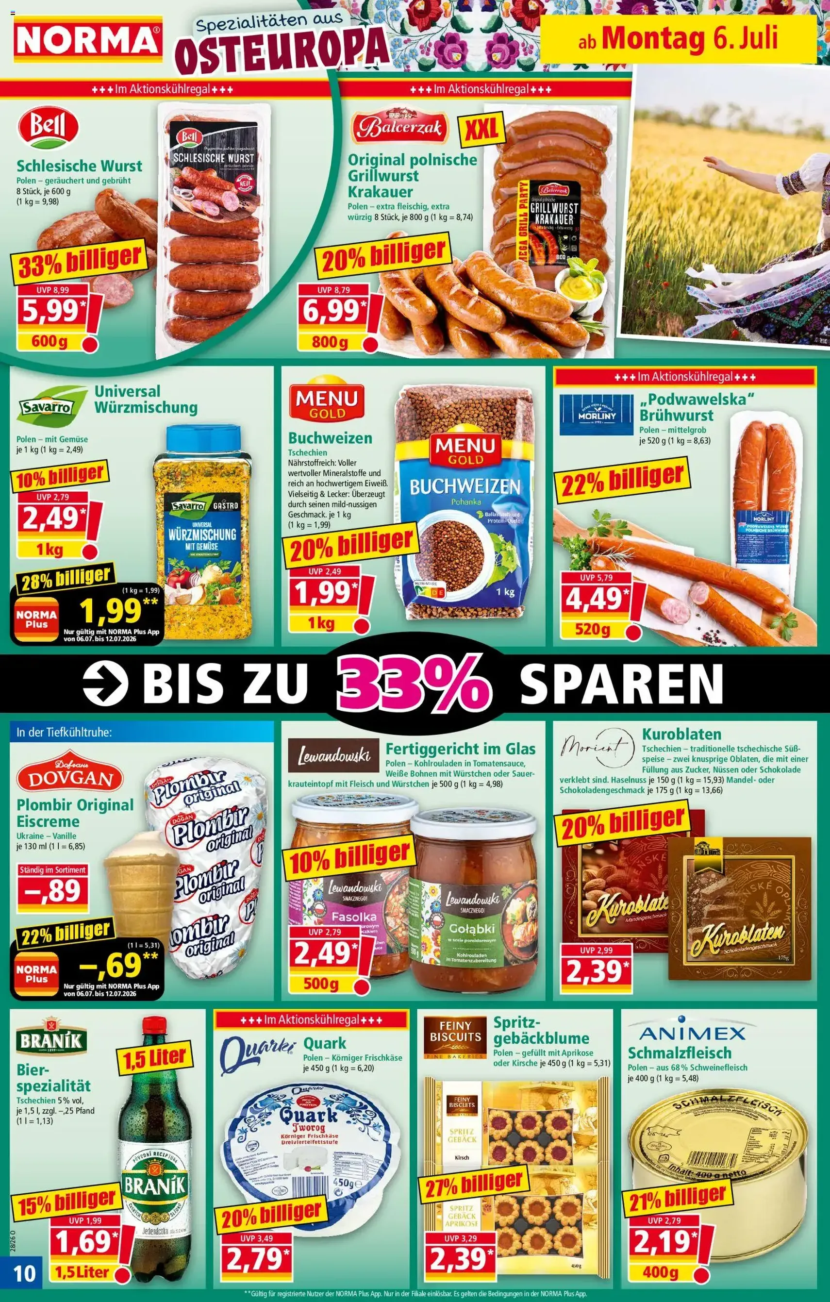 Norma Prospekt - Gültiger Prospekt ab 06.07.2026, Seite 10 von insgesamt 21
