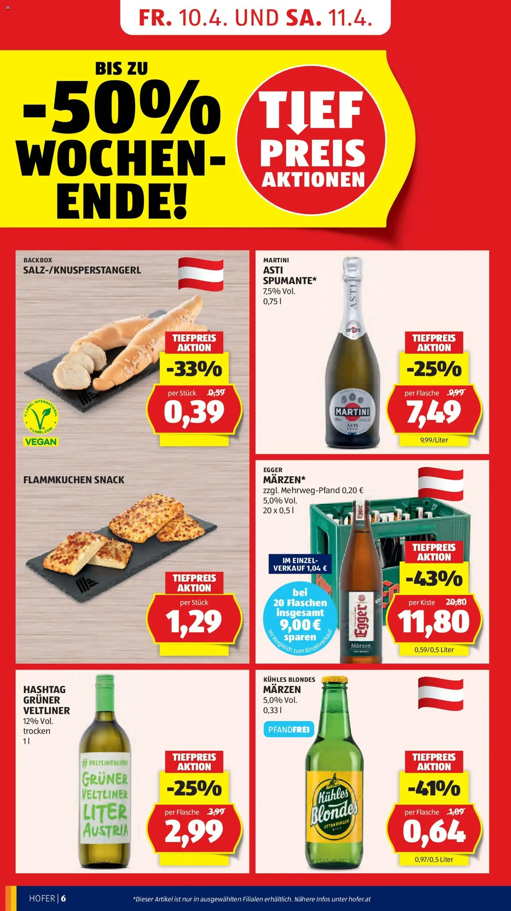 Hofer Flugblatt - Gültiger Prospekt ab 08.04.2026, Seite 8 von insgesamt 37