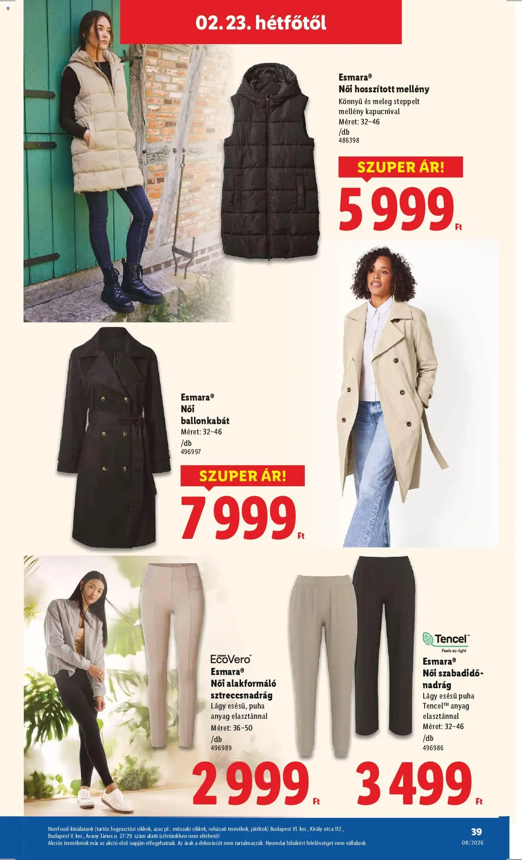 Lidl Akciós újság - 2026.02.19. érvényes szórólap 39 oldal 58 oldalból