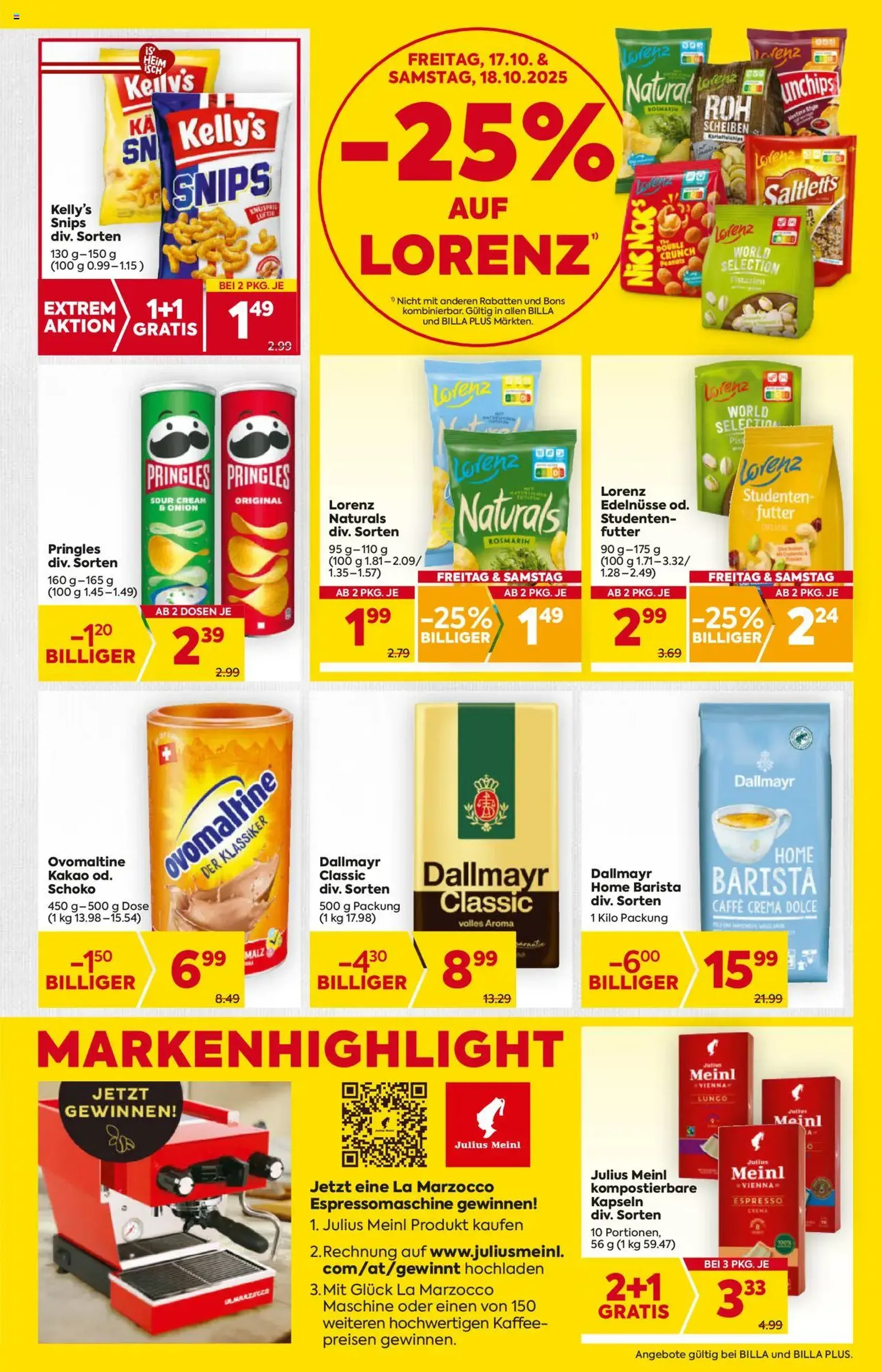 Billa Flugblatt - Gültiger Prospekt ab 16.10.2025, Seite 19 von insgesamt 24 Billa Flugblatt - Gültiger Prospekt ab 16.10.2025, Seite 19 von insgesamt 24