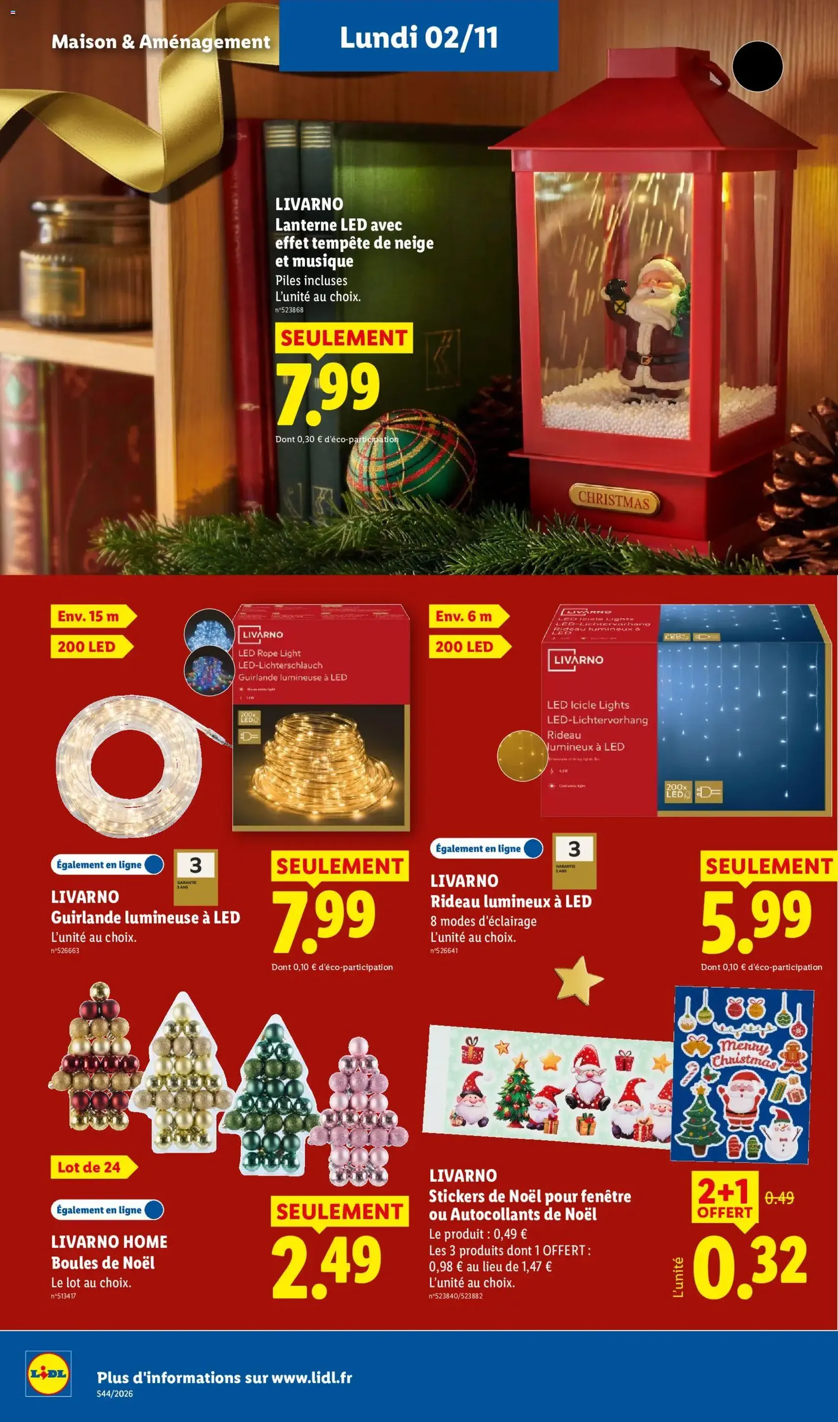 LIDL catalogue - brochure valable à partir du 29/10/2026, page 58 sur 64